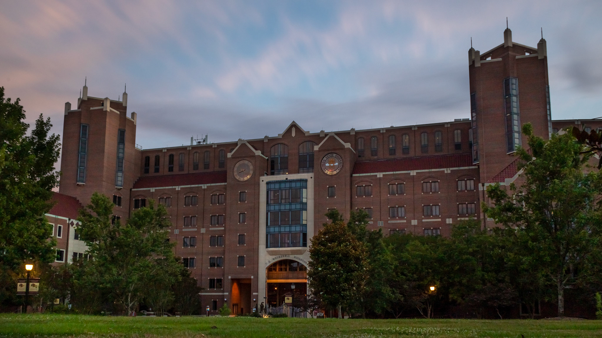Doak Campbell Stadium Long Exposure Evening