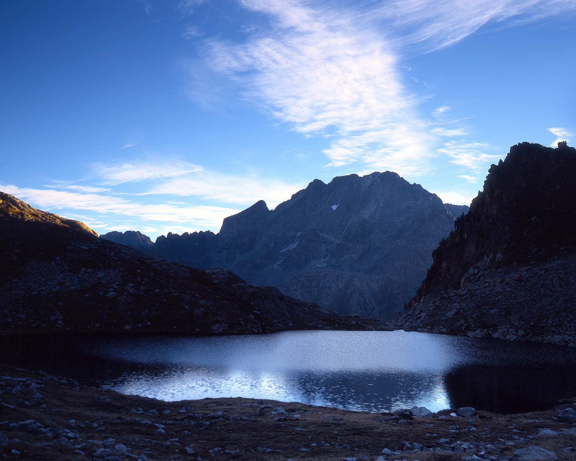 Lago superiore di Fremamorta, valle Gesso - Fuji Provia 100 4x5