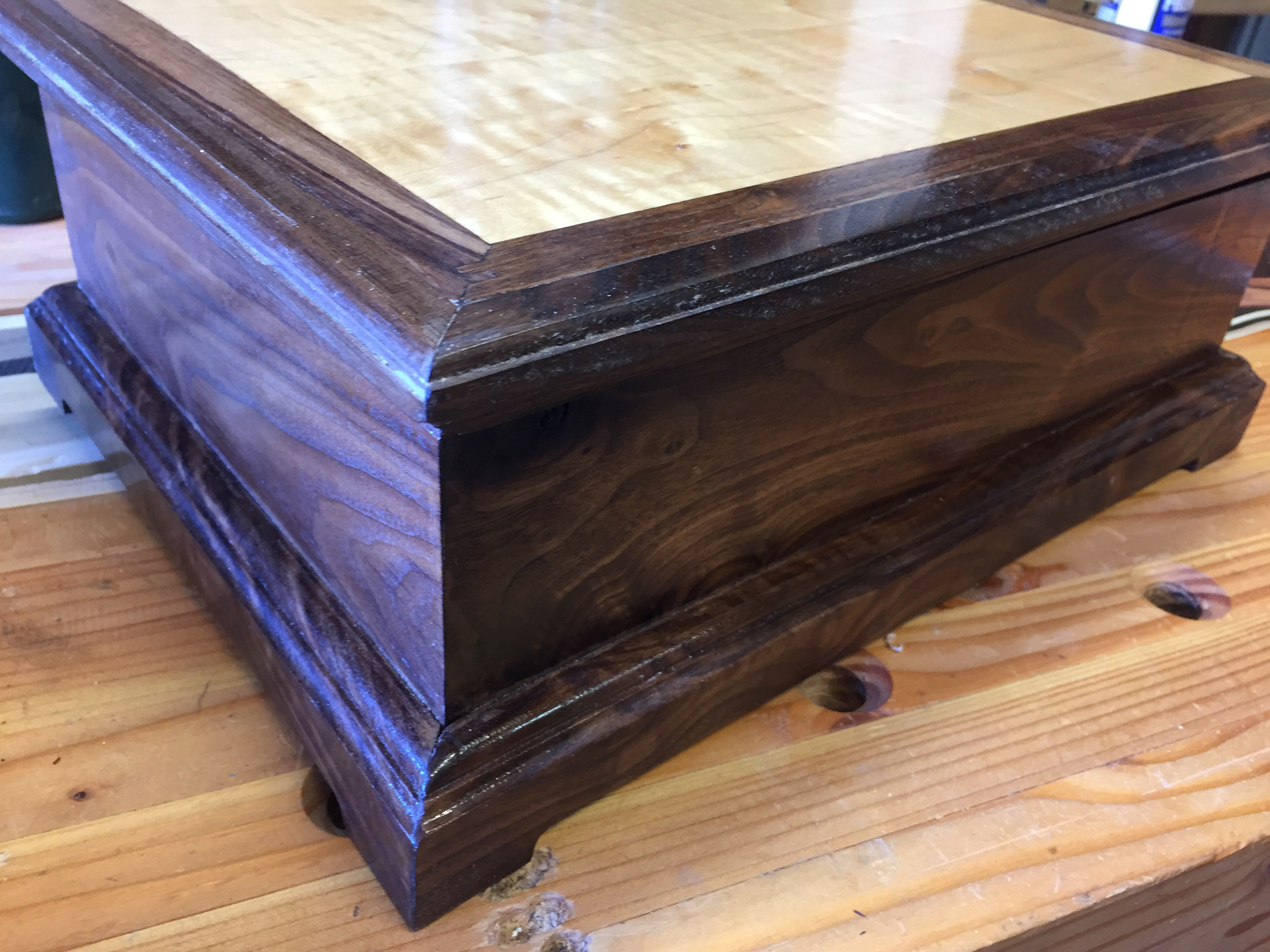 Walnut / Maple/ Spanish cedar Humidor