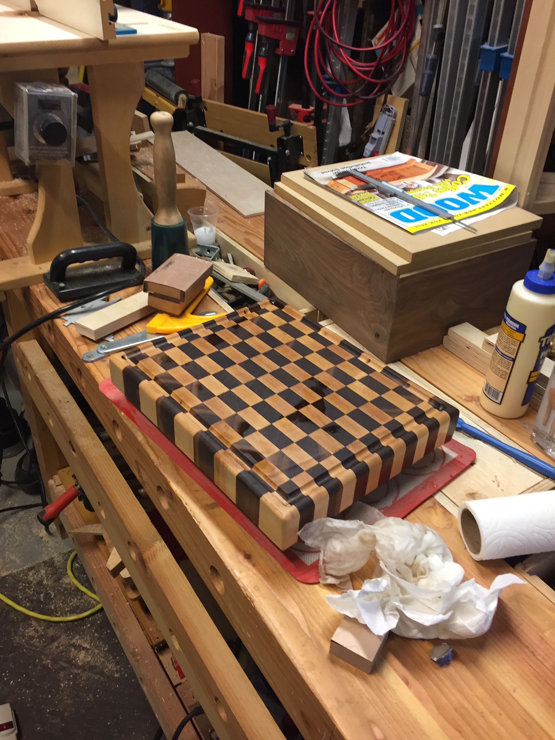 Walnut/Maple cutting board