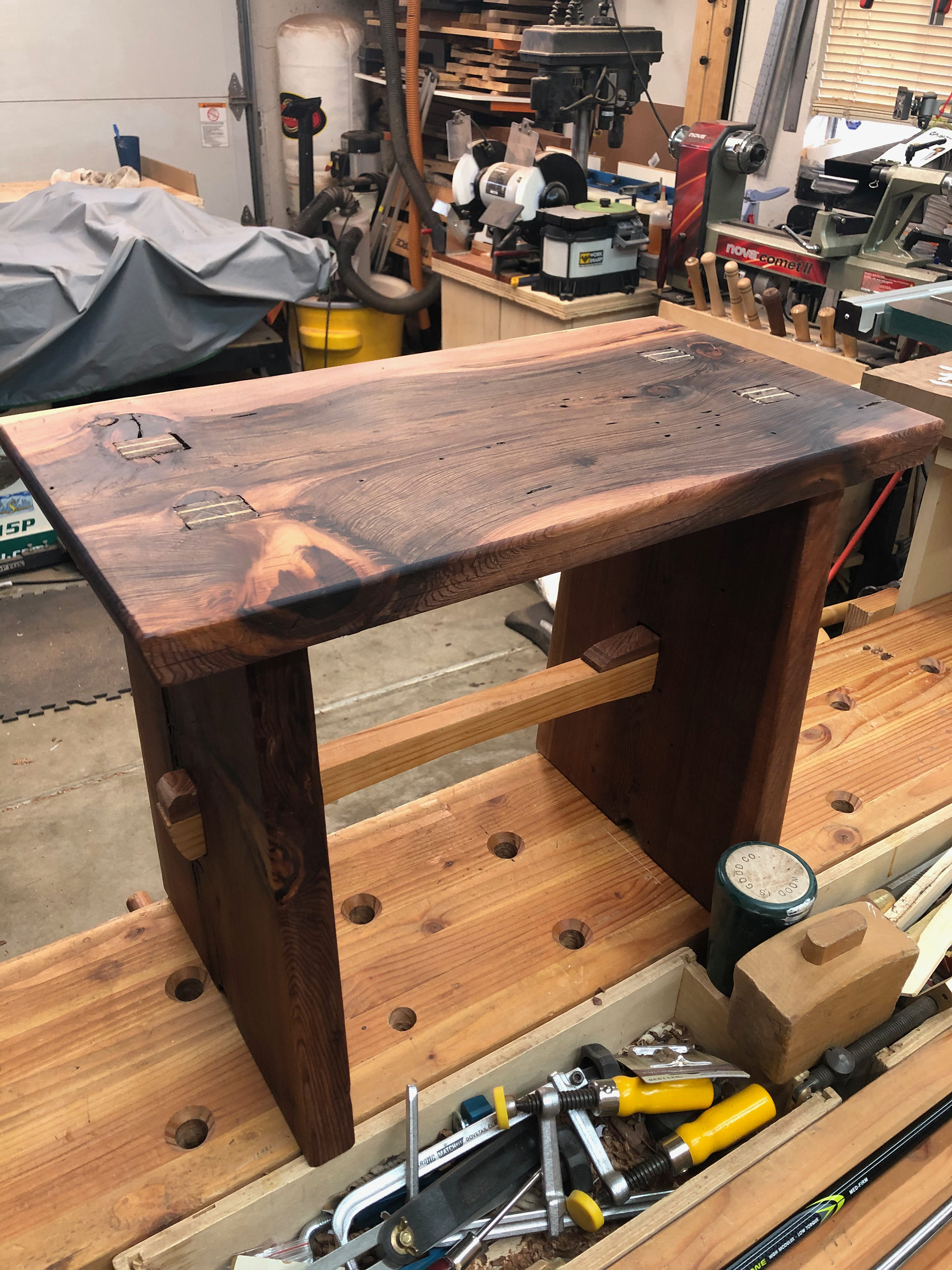 Redwood Bench