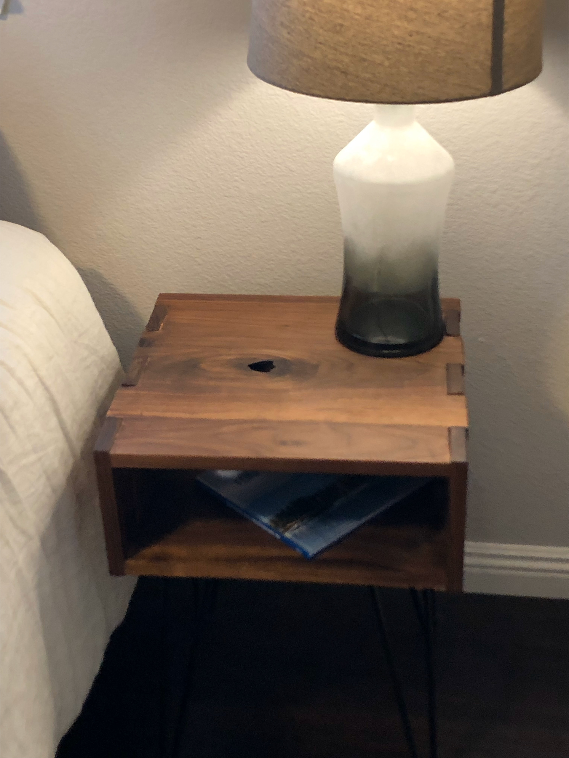 Walnut Nightstand
