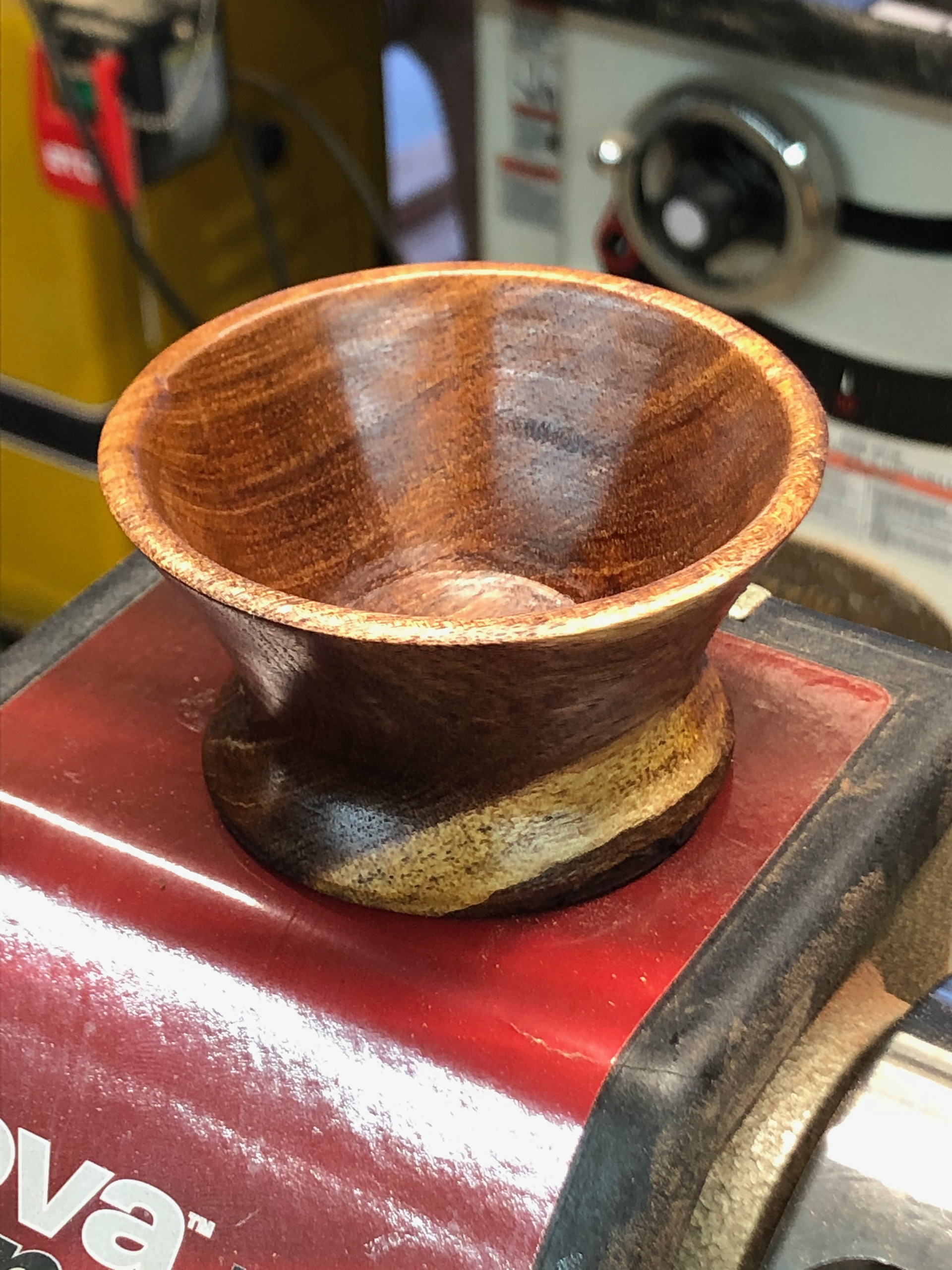Apricot turned bowl