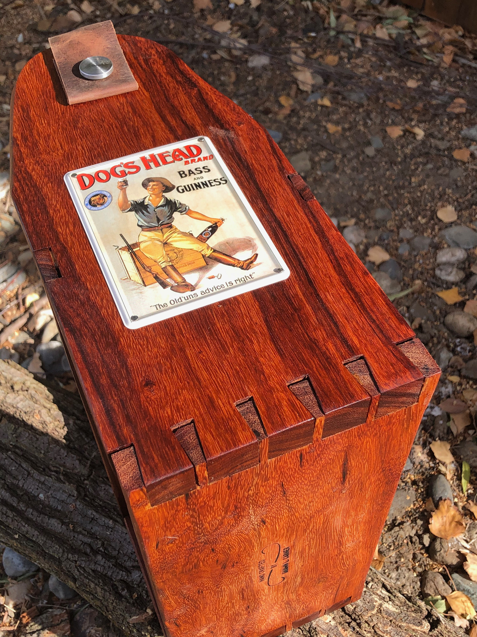 Granadillo Beer caddy