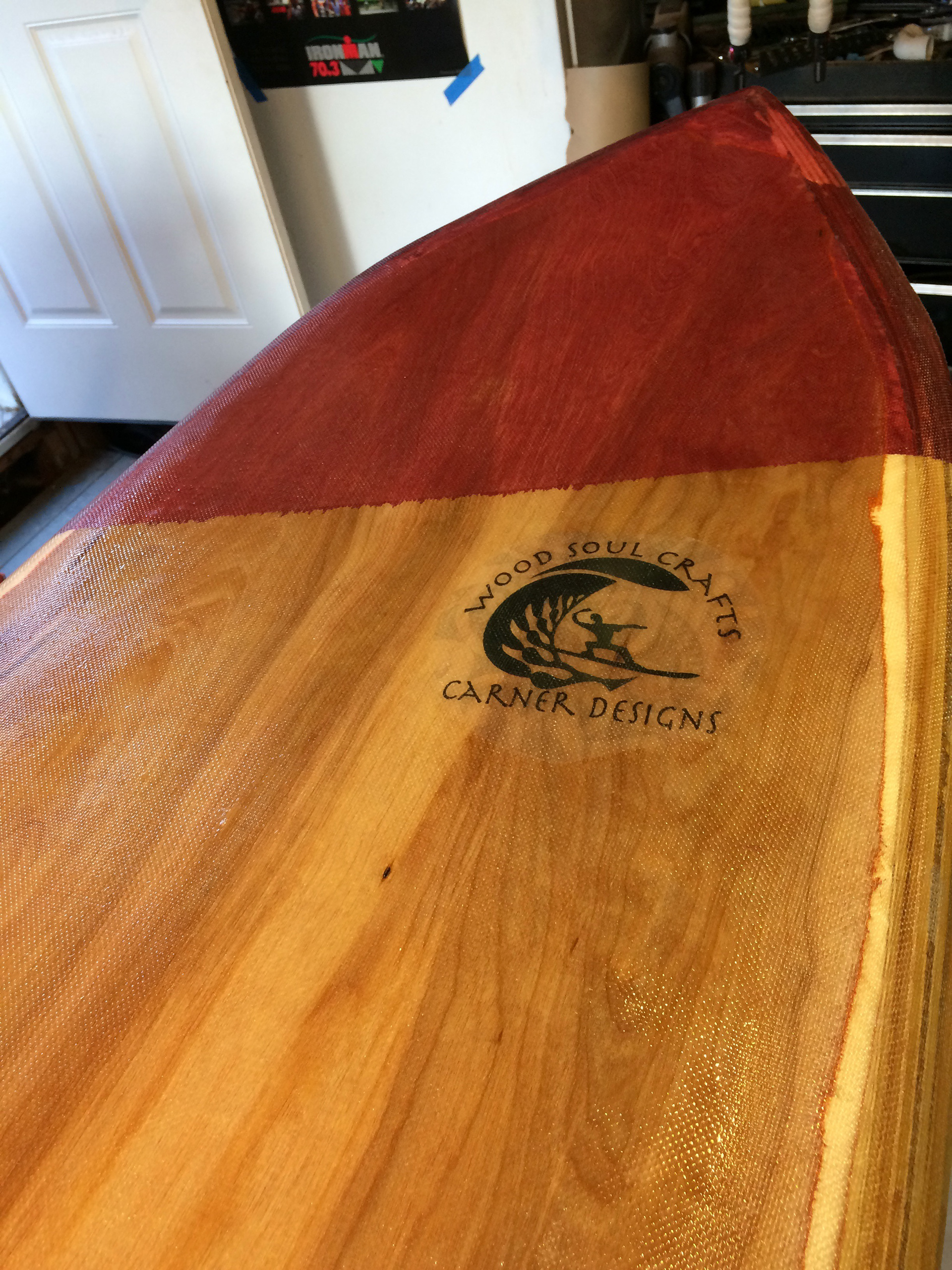 Plywood surfboard
