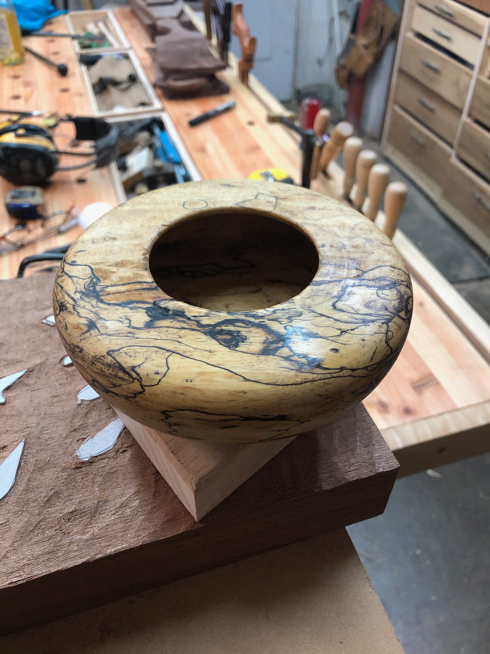 Spalted Maple vessel