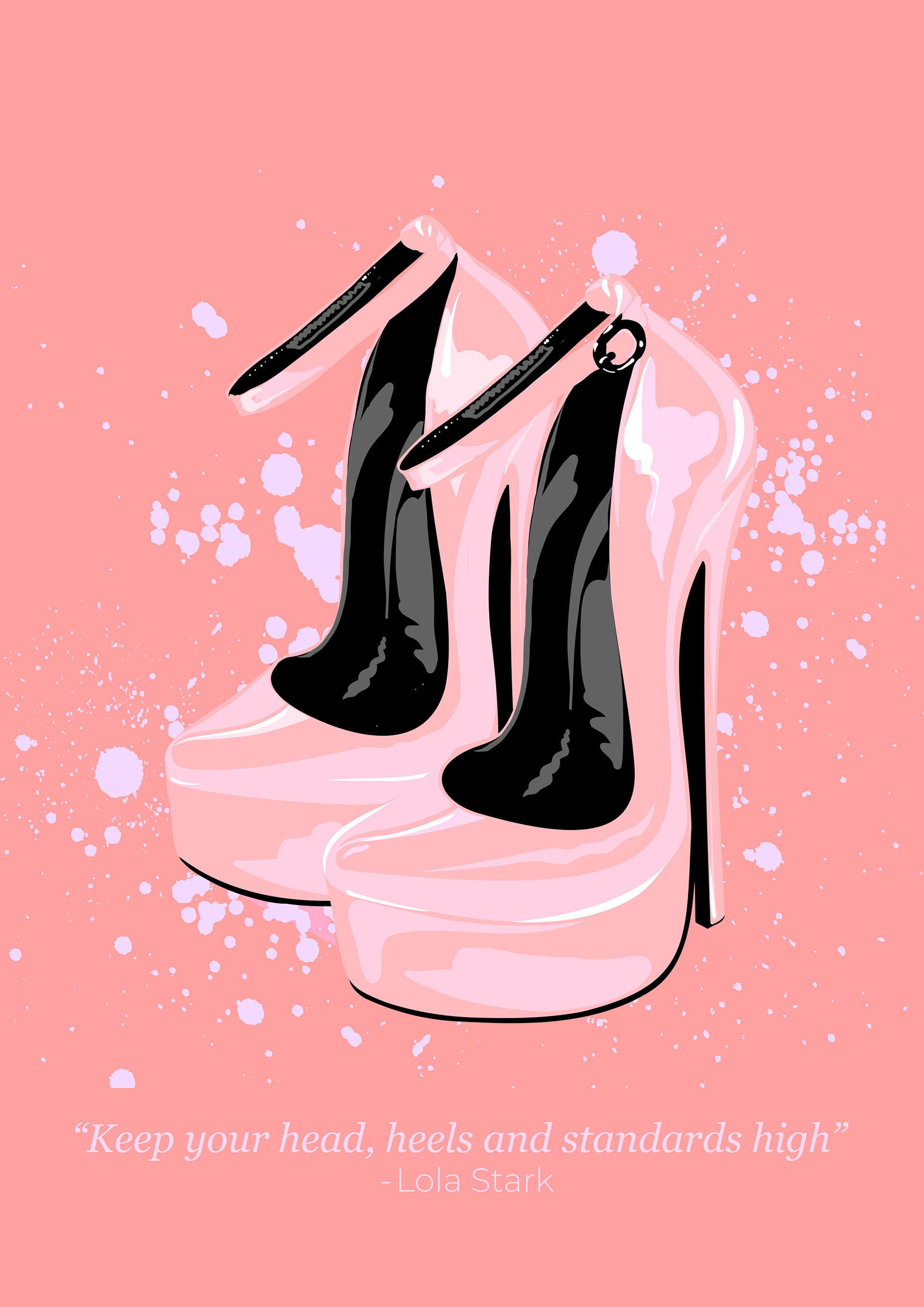 Courtesan 'Sugar Rush' A3 Print