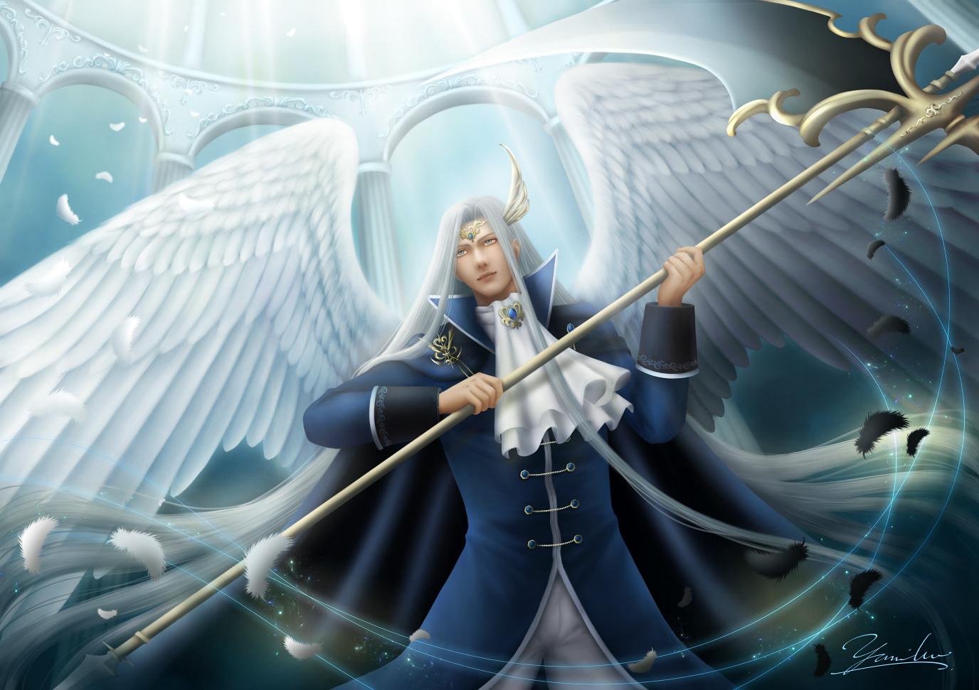Angel of Death -Samael- He controls life and death.