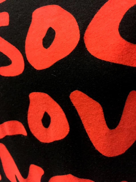 All Over Discharge * Oversize Print