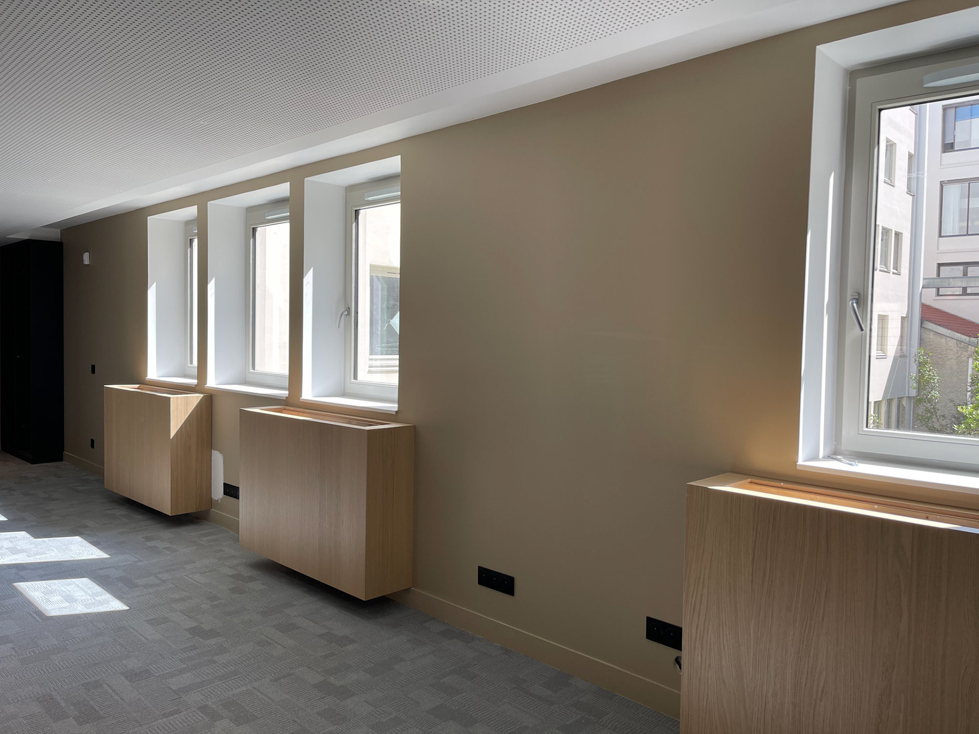 Open space avant mobilier
