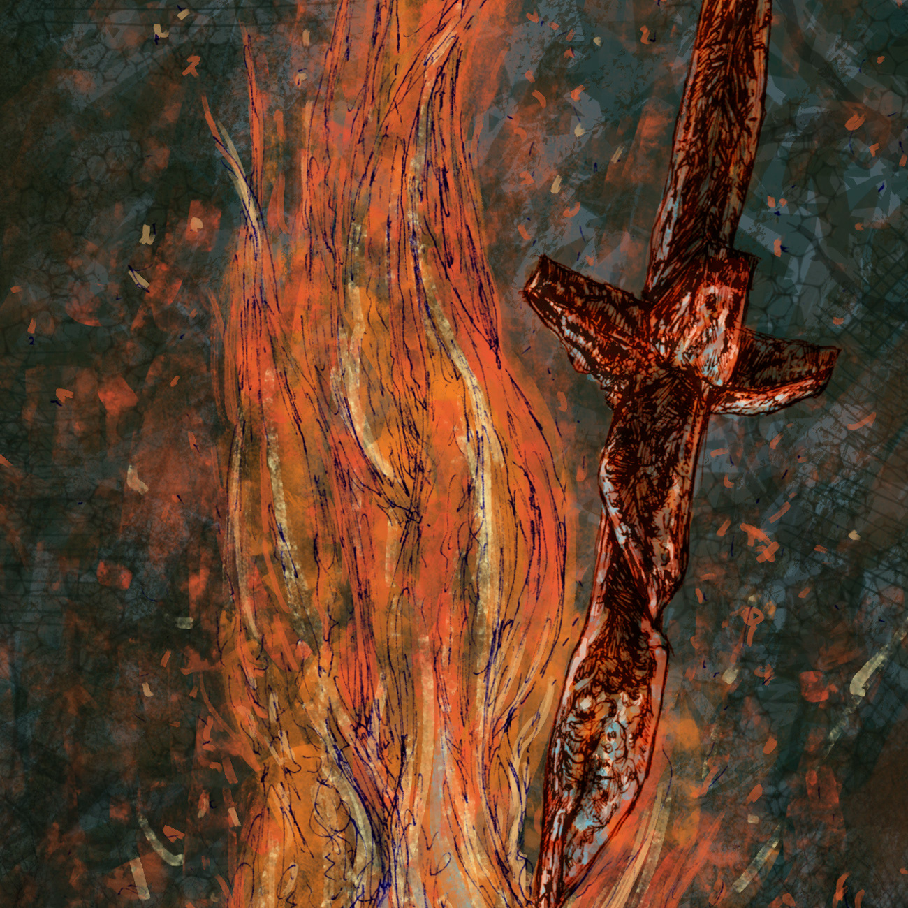 MJT Illustration LLC - Matthew Trupia - Bonfire of Souls - Color