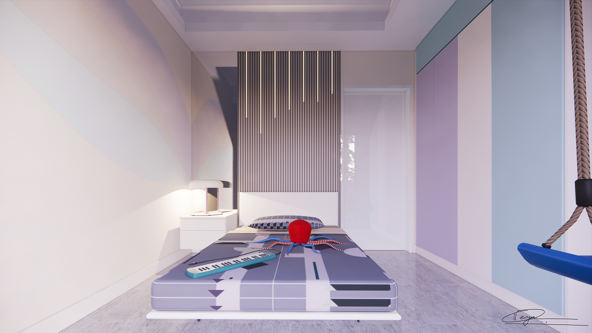 derya damla idi - Family House Interior Design Project_T.H.B. House