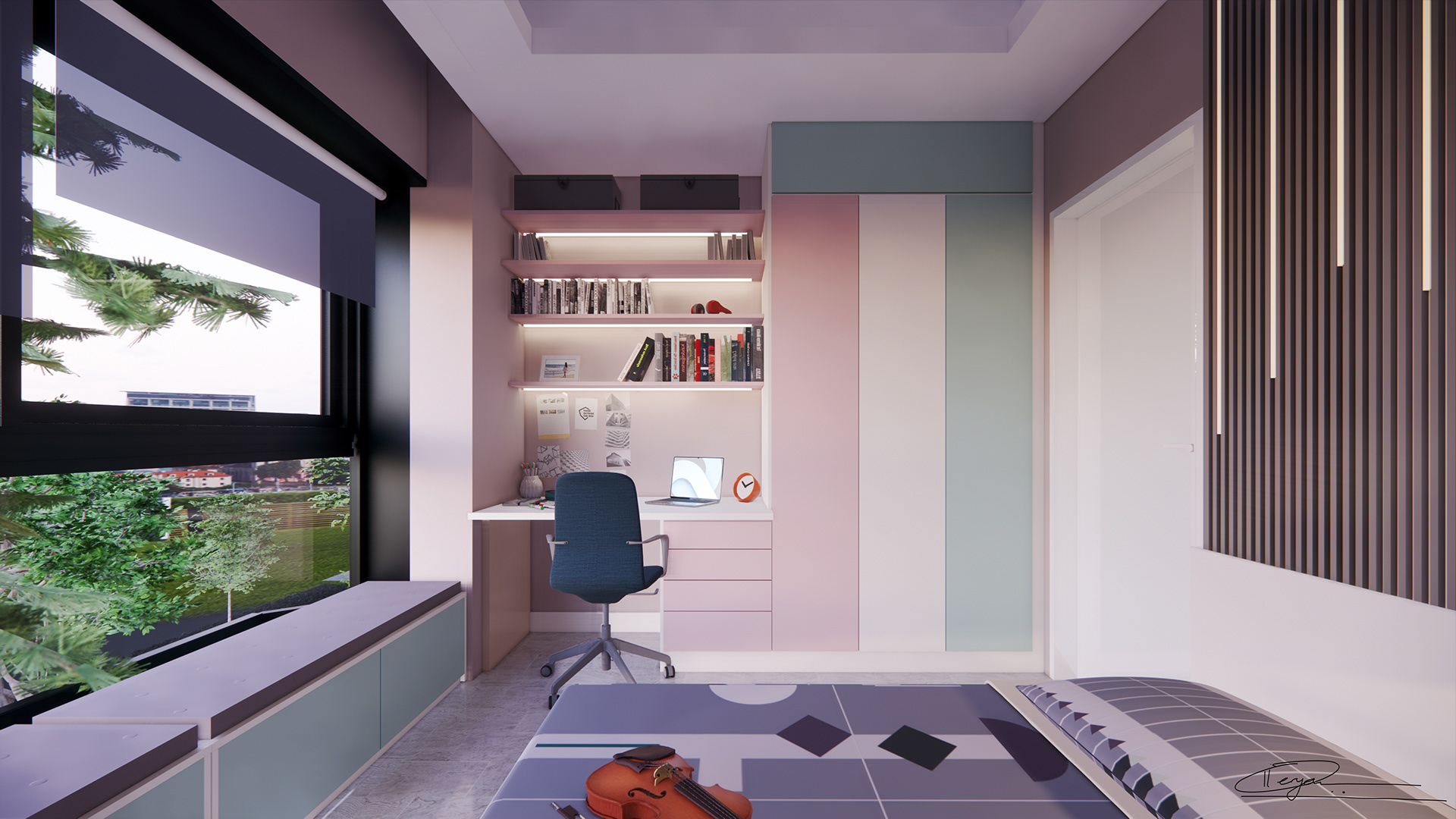 derya damla idi - Family House Interior Design Project_T.H.B. House