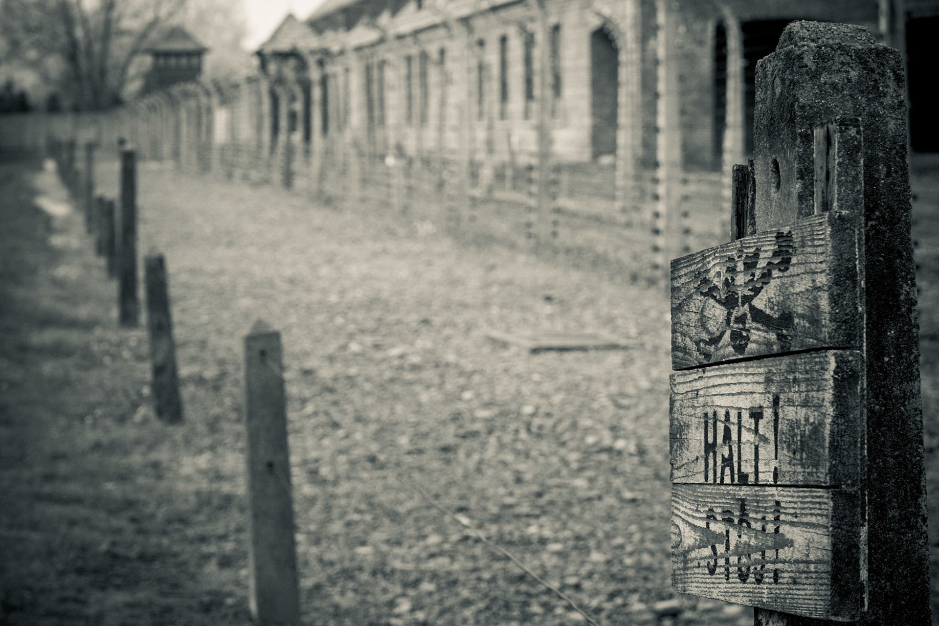 Visiting Auschwitz can be a humbling experience seeing what the residence's of Auschwitz has to endure. With this shot I was trying to capture barriers prisoners at Auschwitz I would see every day.