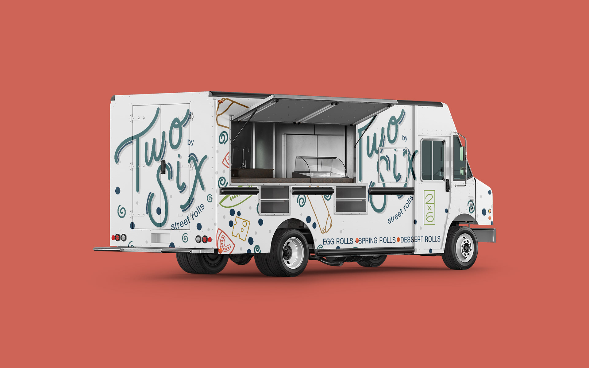 Right side view of truck