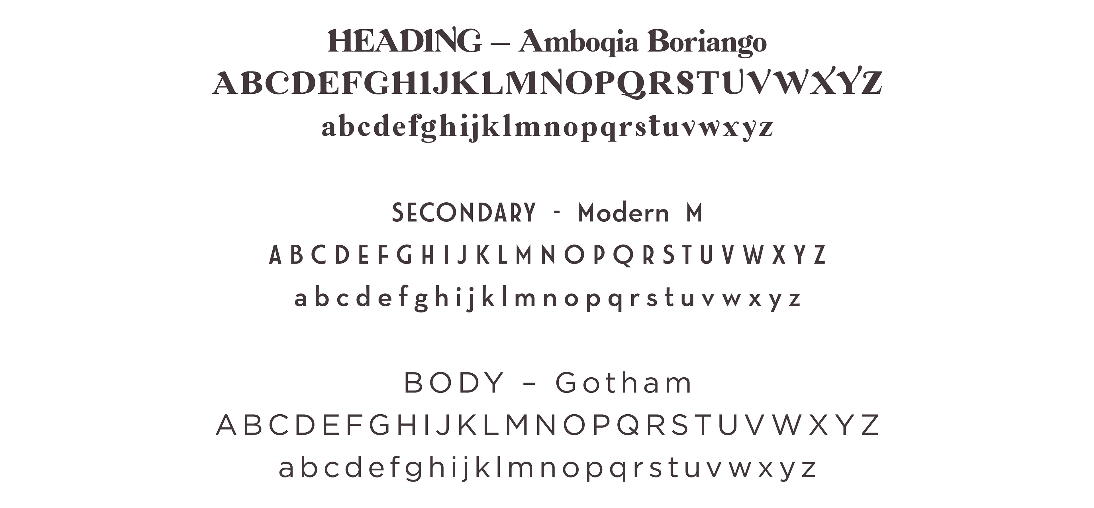 typefaces