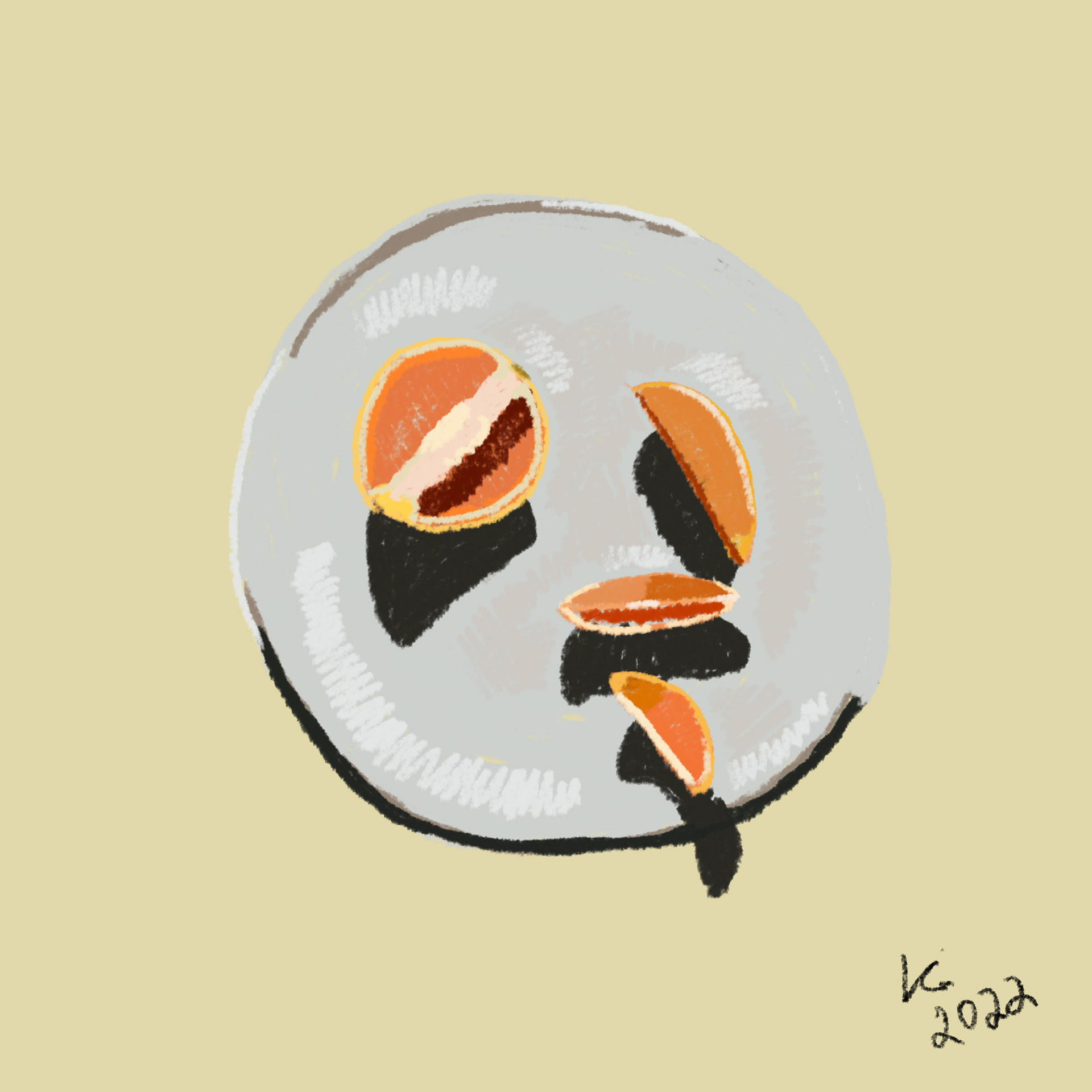 Digital Drawing - Still Life 2100x2100 pixels