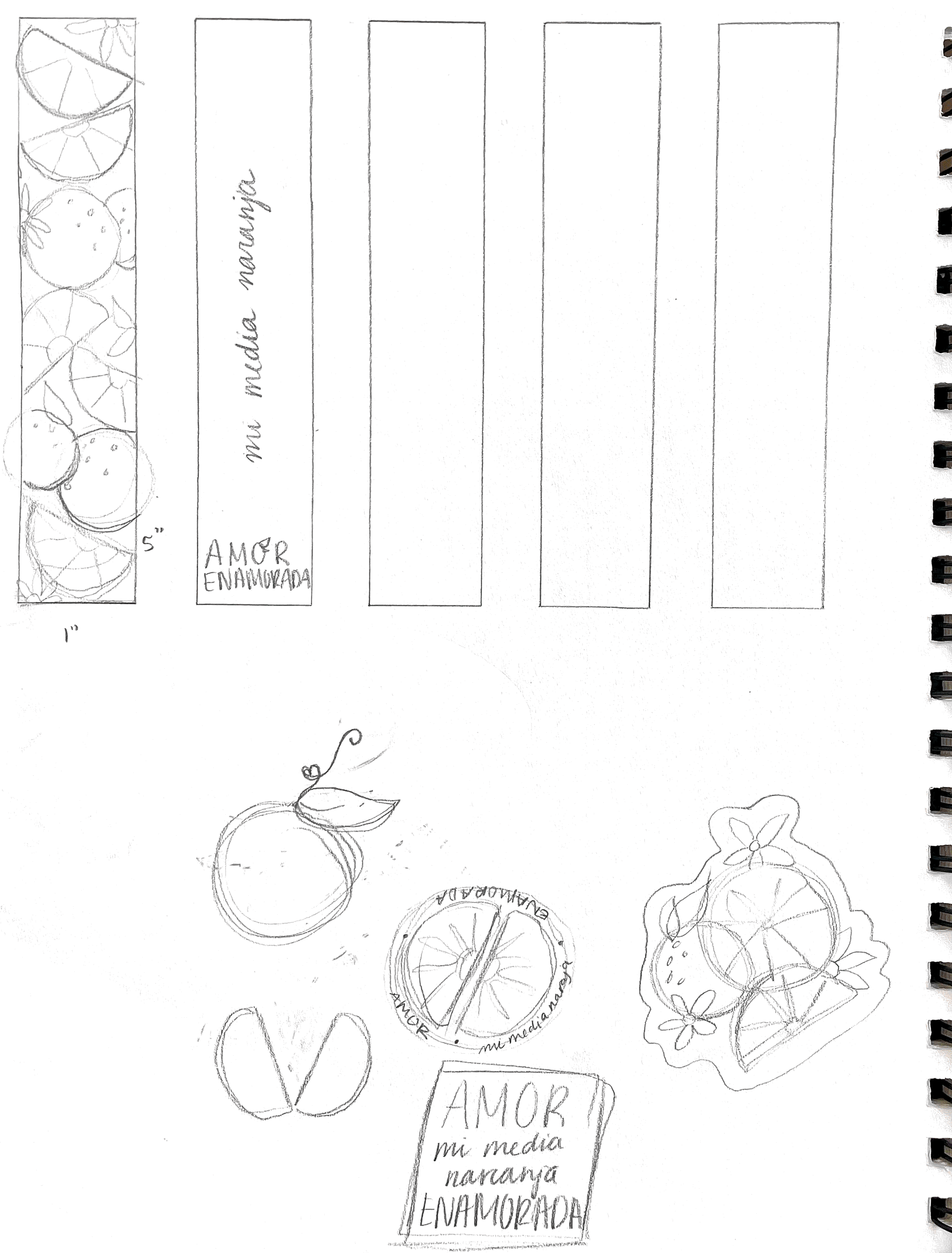 Sticker and Scents Strip Sketches 