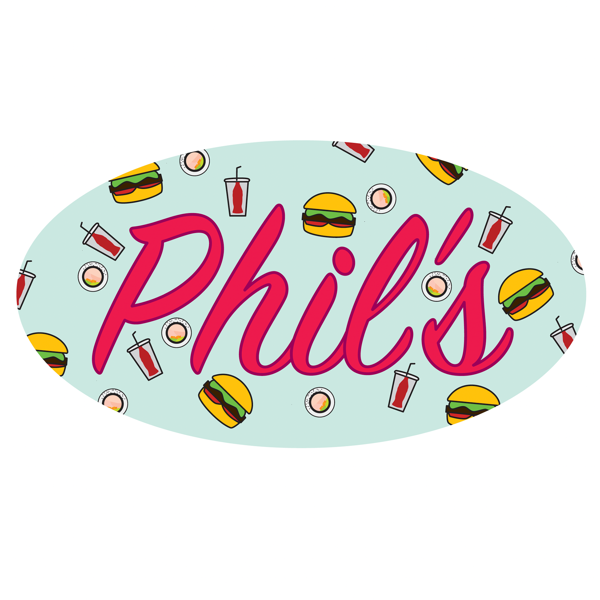 Phill's Sticker and Logo