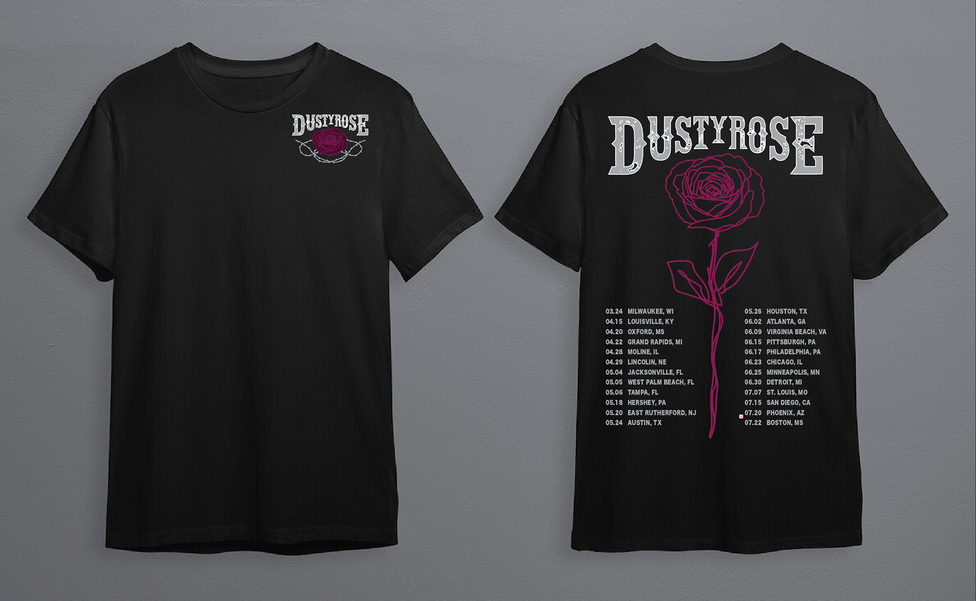 Tour T-shirt Concept