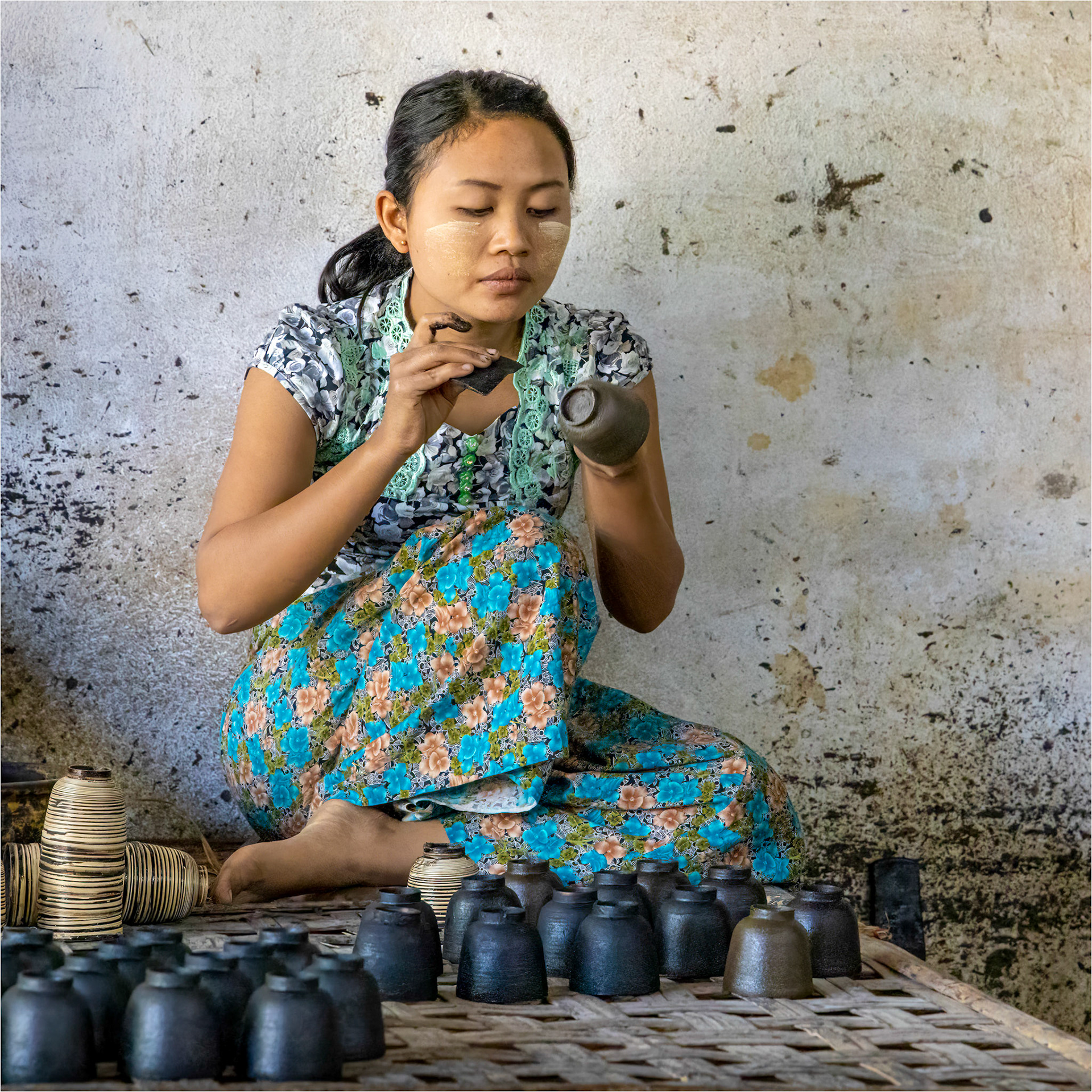 Lacquer Worker, Myanmar