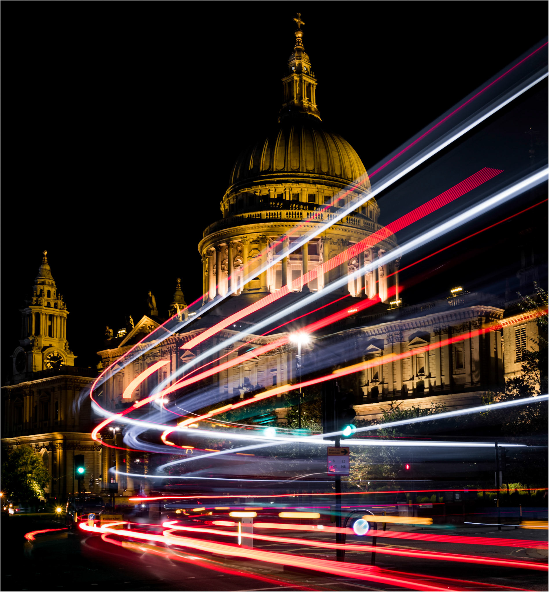 Right turn by St. Paul’s