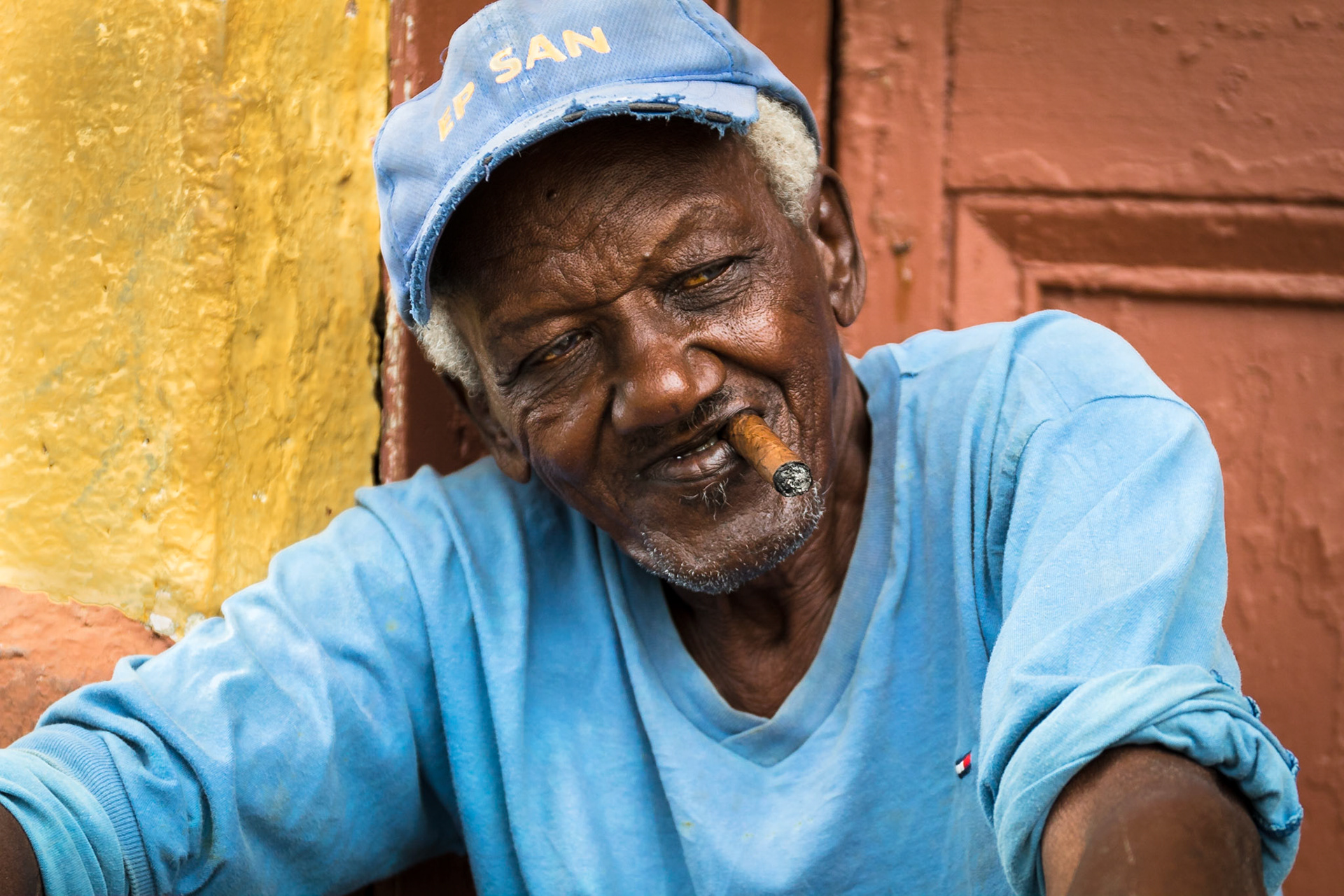 Cuban man with cigar
