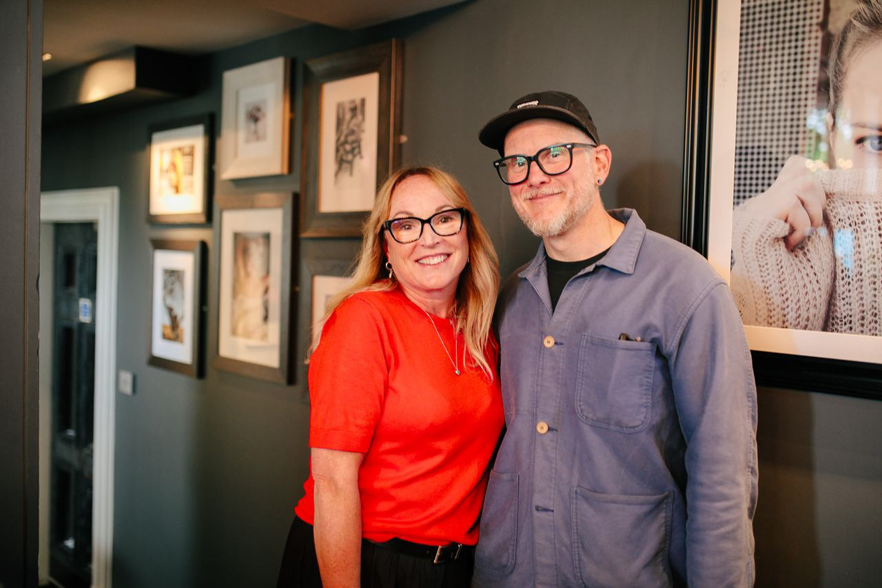 Michelle with Paul Lambie, founder of Unco Equipment