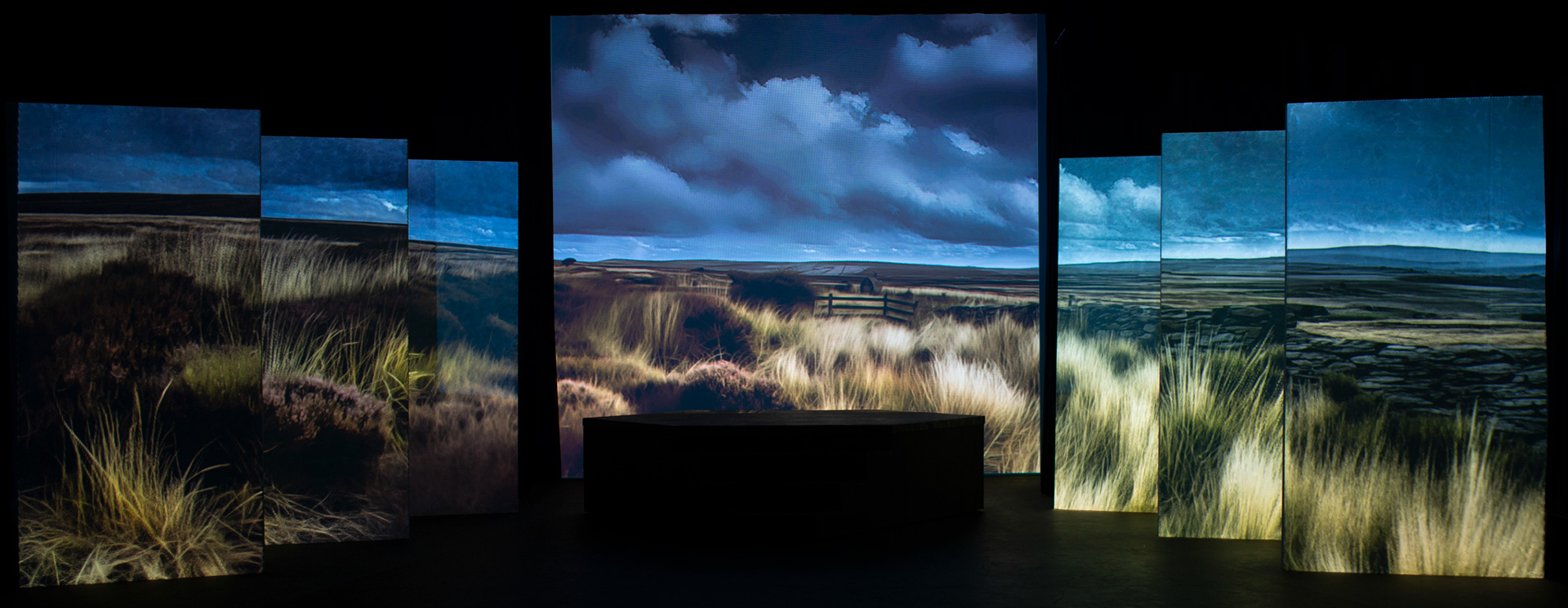 image of theatre projection - on the moors
