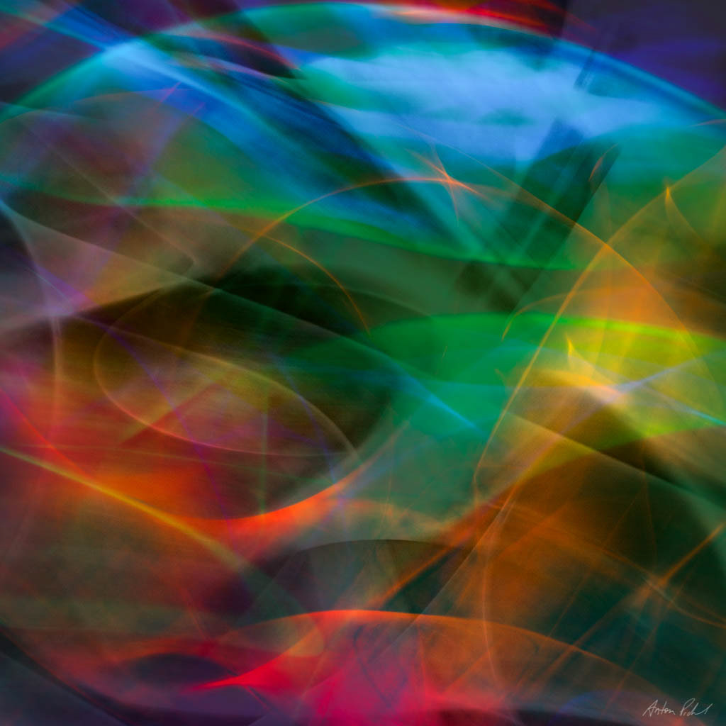 abstract photo of light patterns