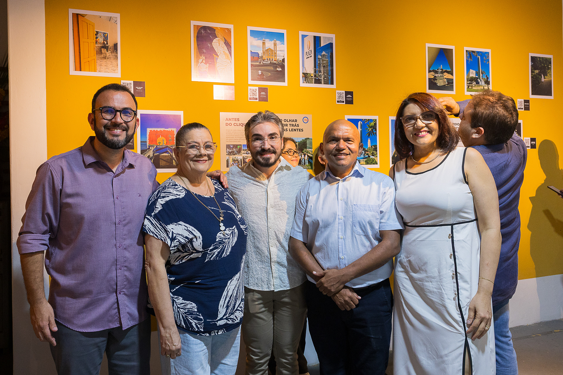 Vinicius Oliveira, Aparecida Vieira, Victor Nascimento, Jean Lopes e Diná Mendes