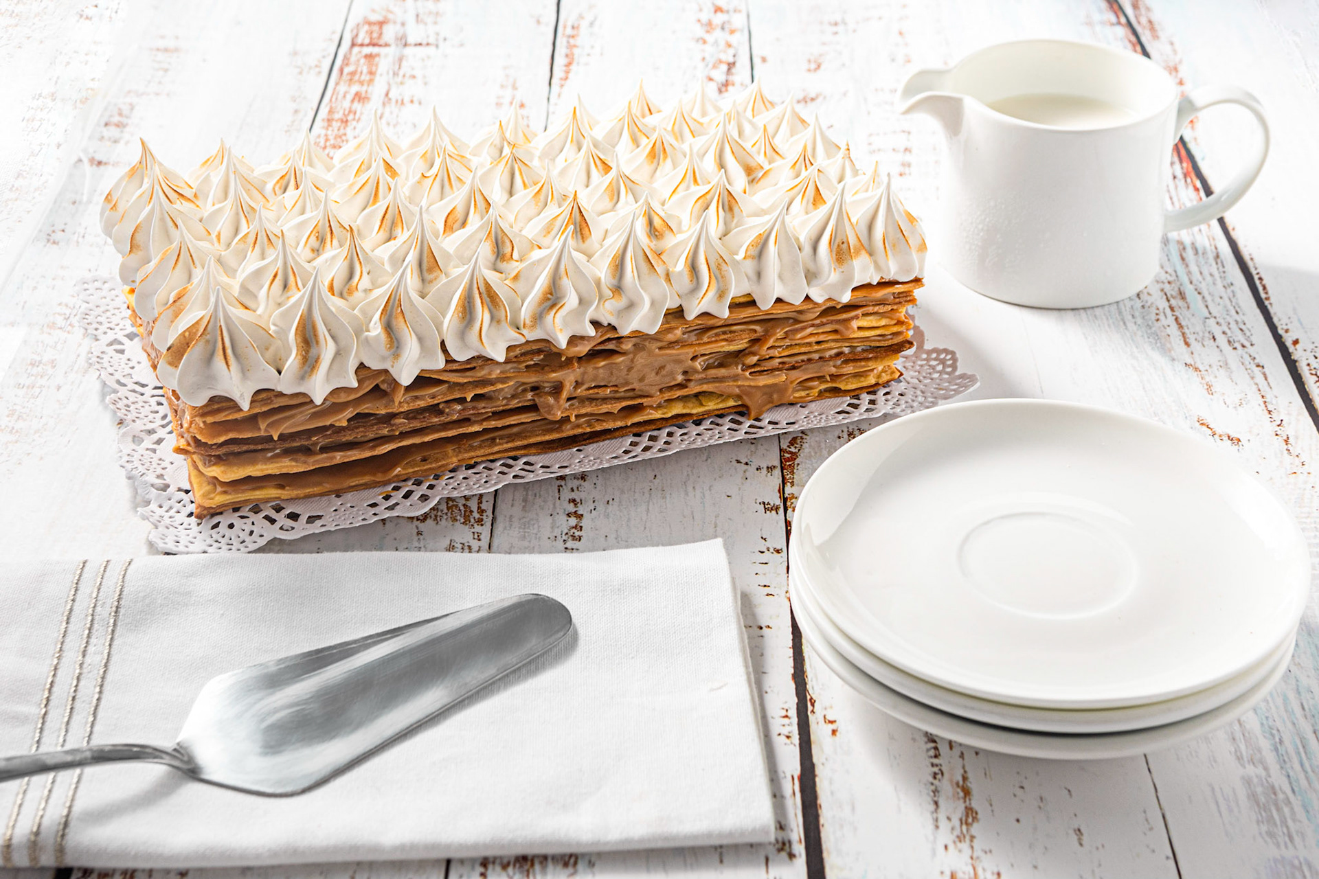 Torta Chilena (Milhojas) c/ merengue