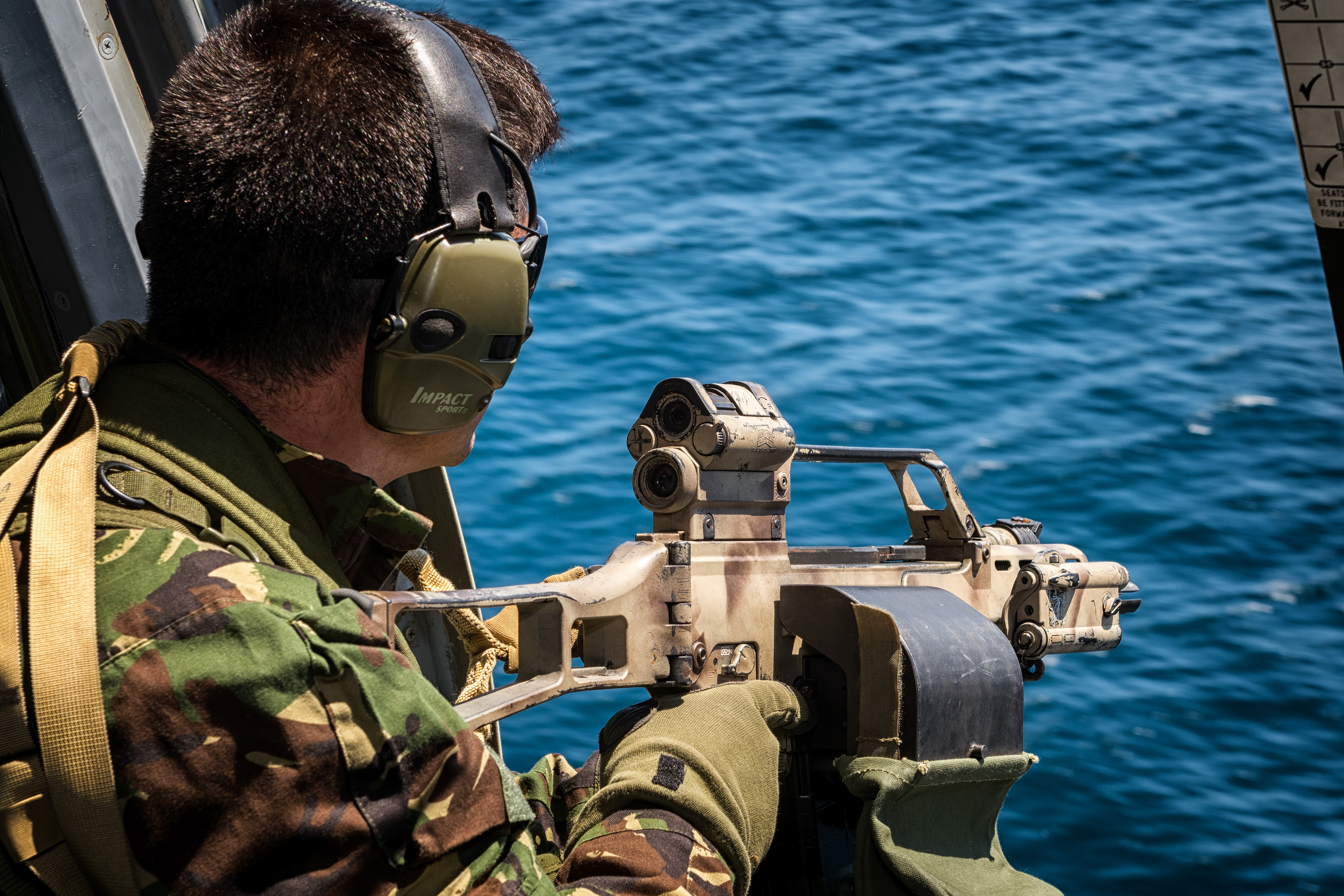 A Portuguese marksman with Heckler & Koch G36