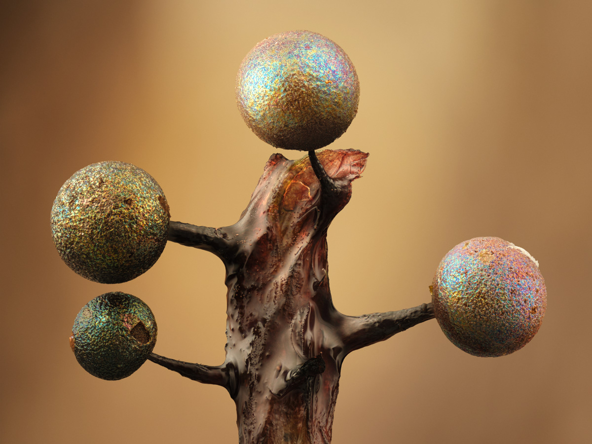 Lamproderma violaceum