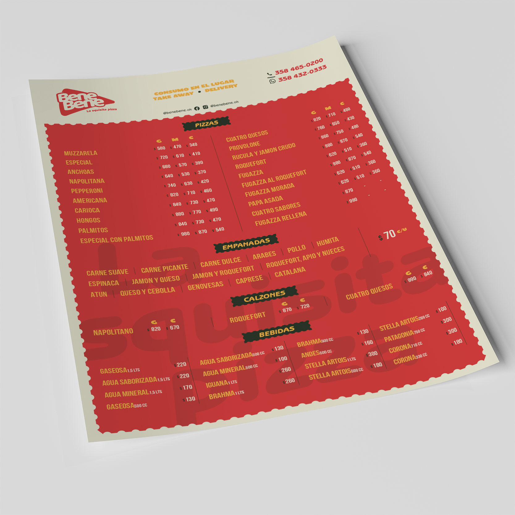 Identity - Menú print