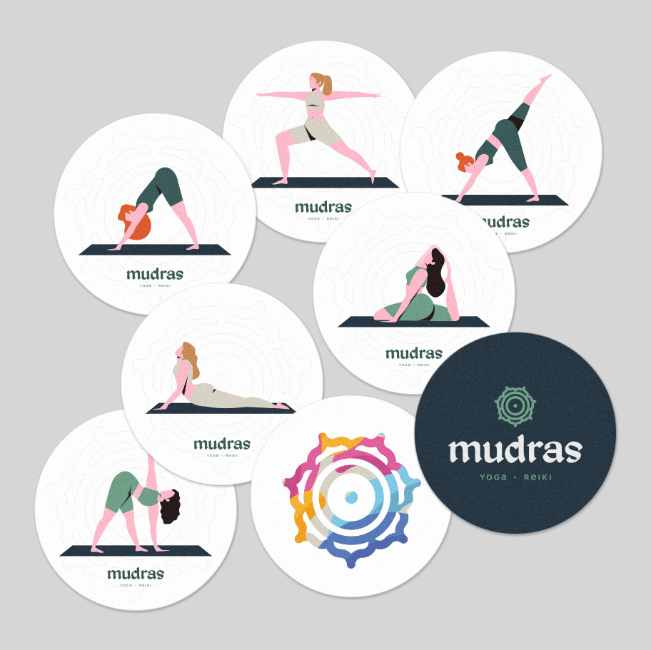 Anniversary style identity - Magnetized stickers