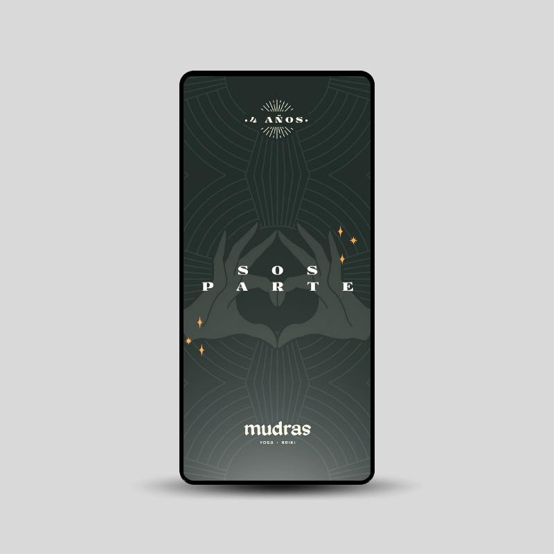 Anniversary style identity - Social media storie