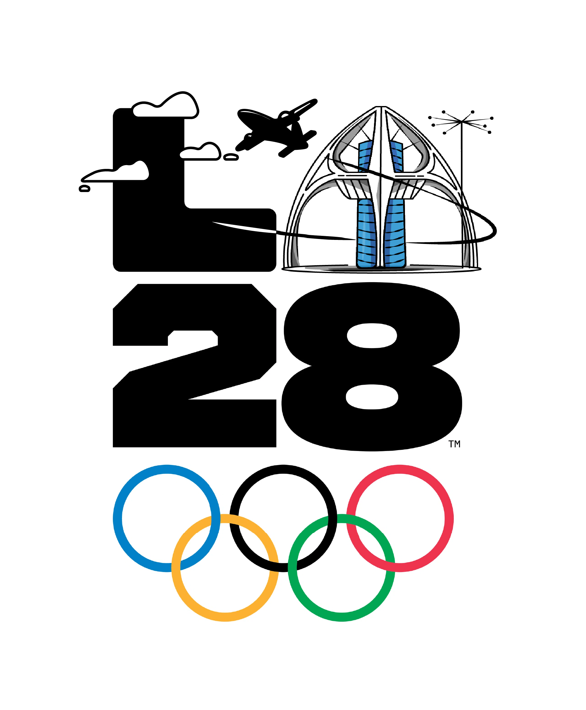 LA28 Logo - Created for Graphic Design I 