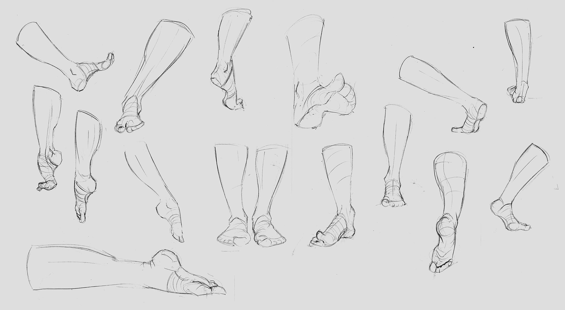 Feet Study - Pen