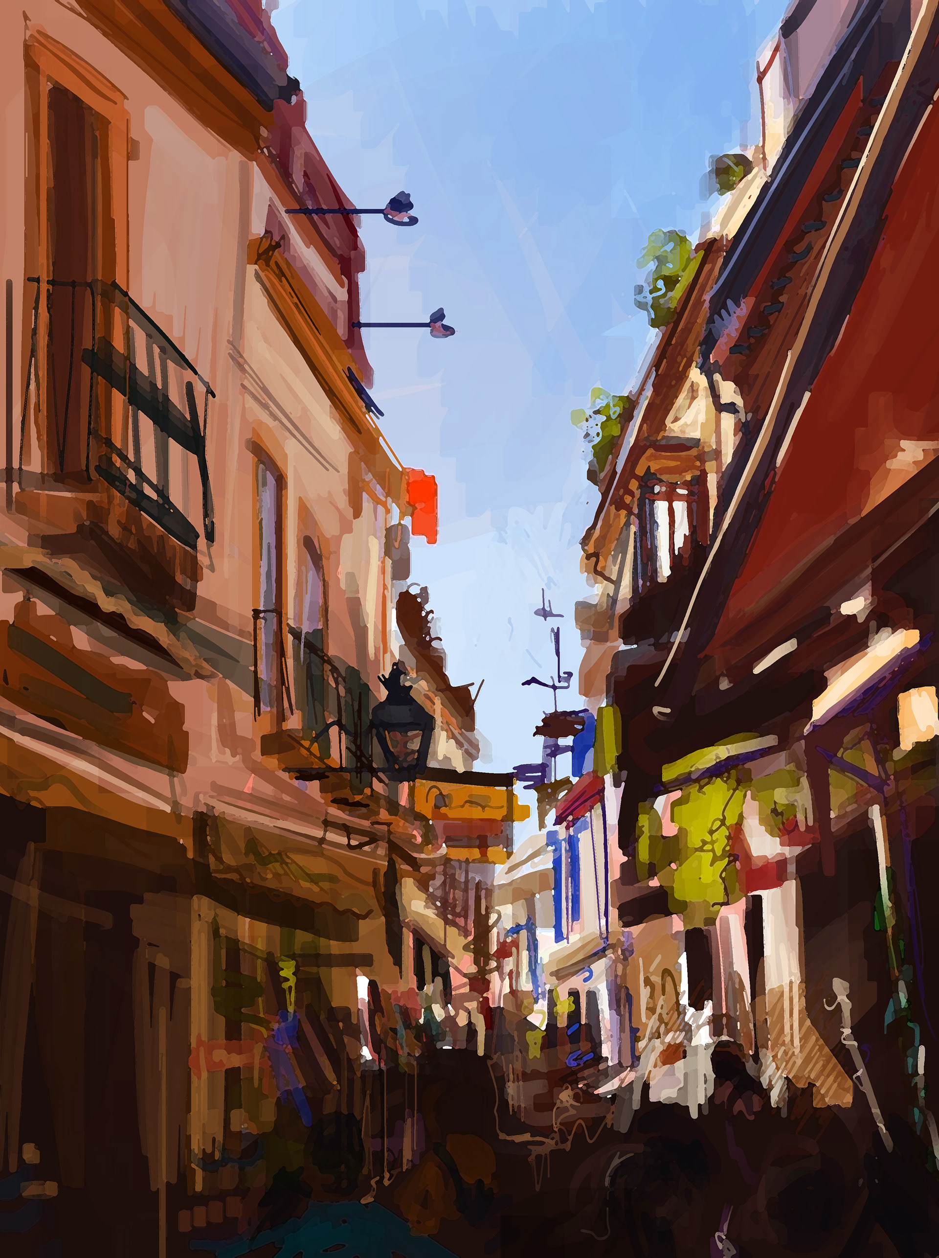 Spain Street - Photoshop