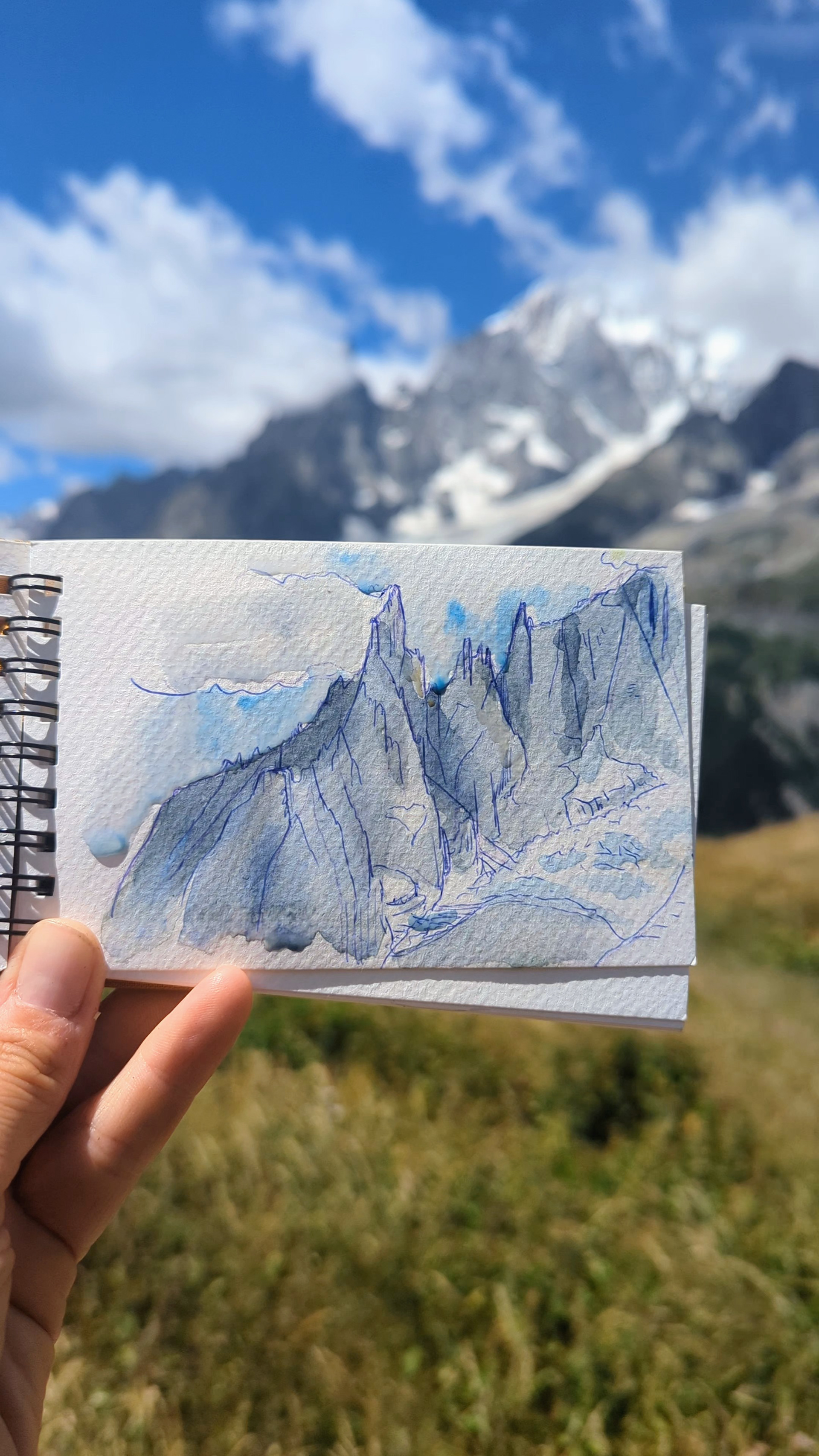 Rando croquis - Courmayeur