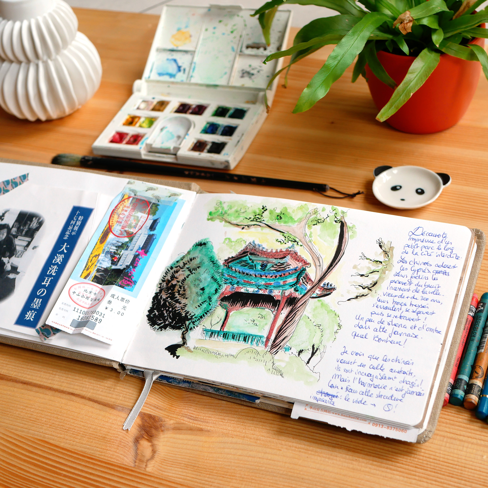 carnet de voyage - Chine 