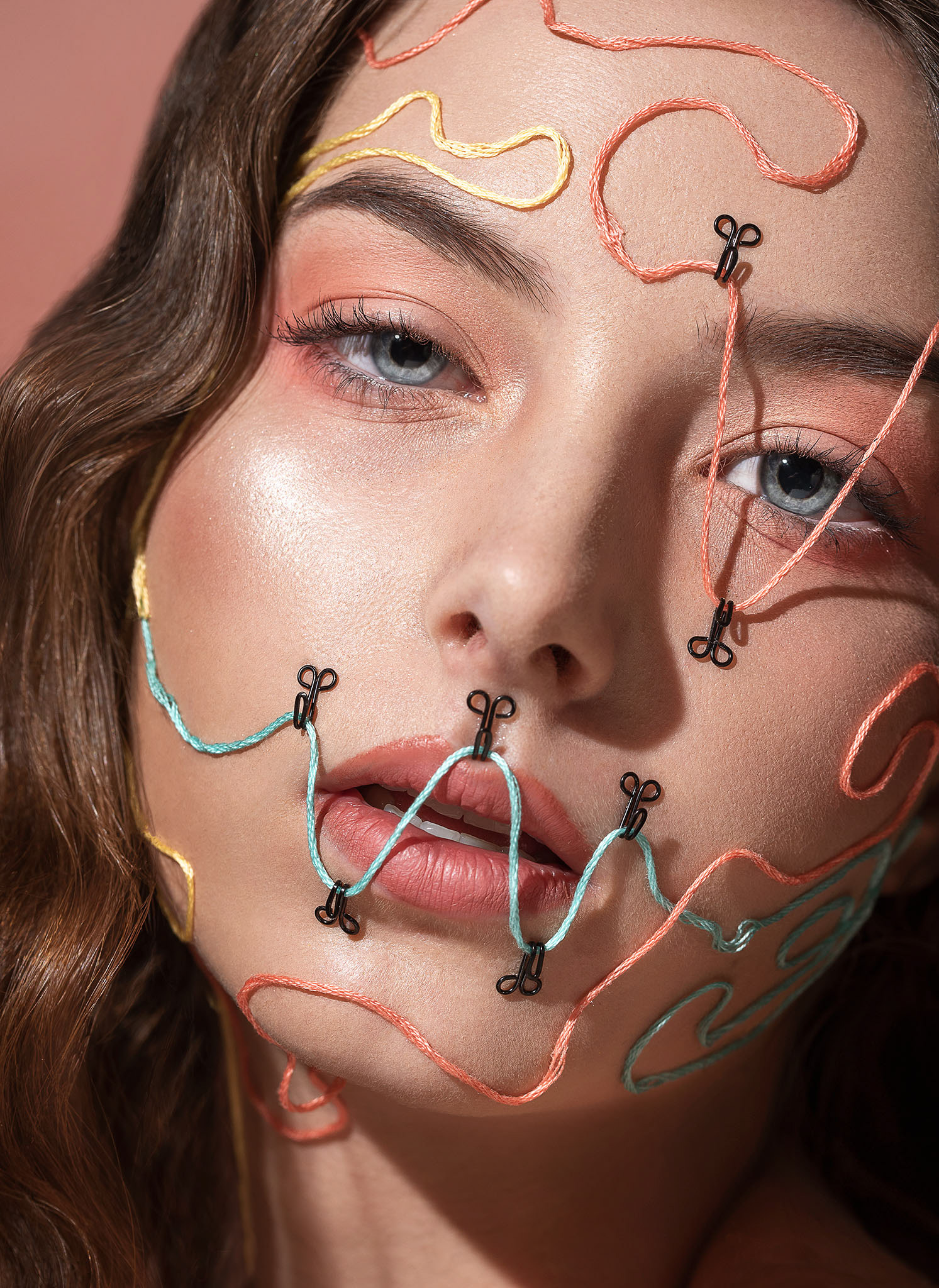 Pastel Entanglement | Model: Justyna Kozakowska @kozakowskaj, MUA: Sara Laska @saralaskamua