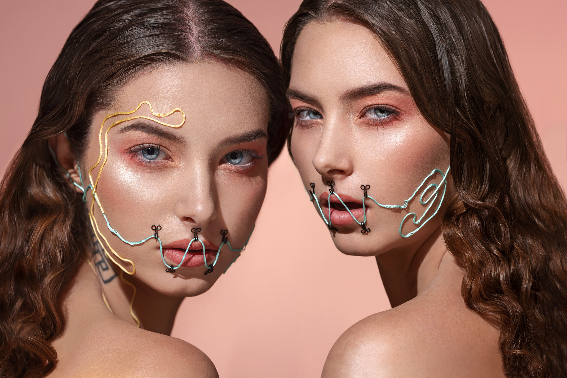 Pastel Entanglement | Model: Justyna Kozakowska @kozakowskaj, MUA: Sara Laska @saralaskamua