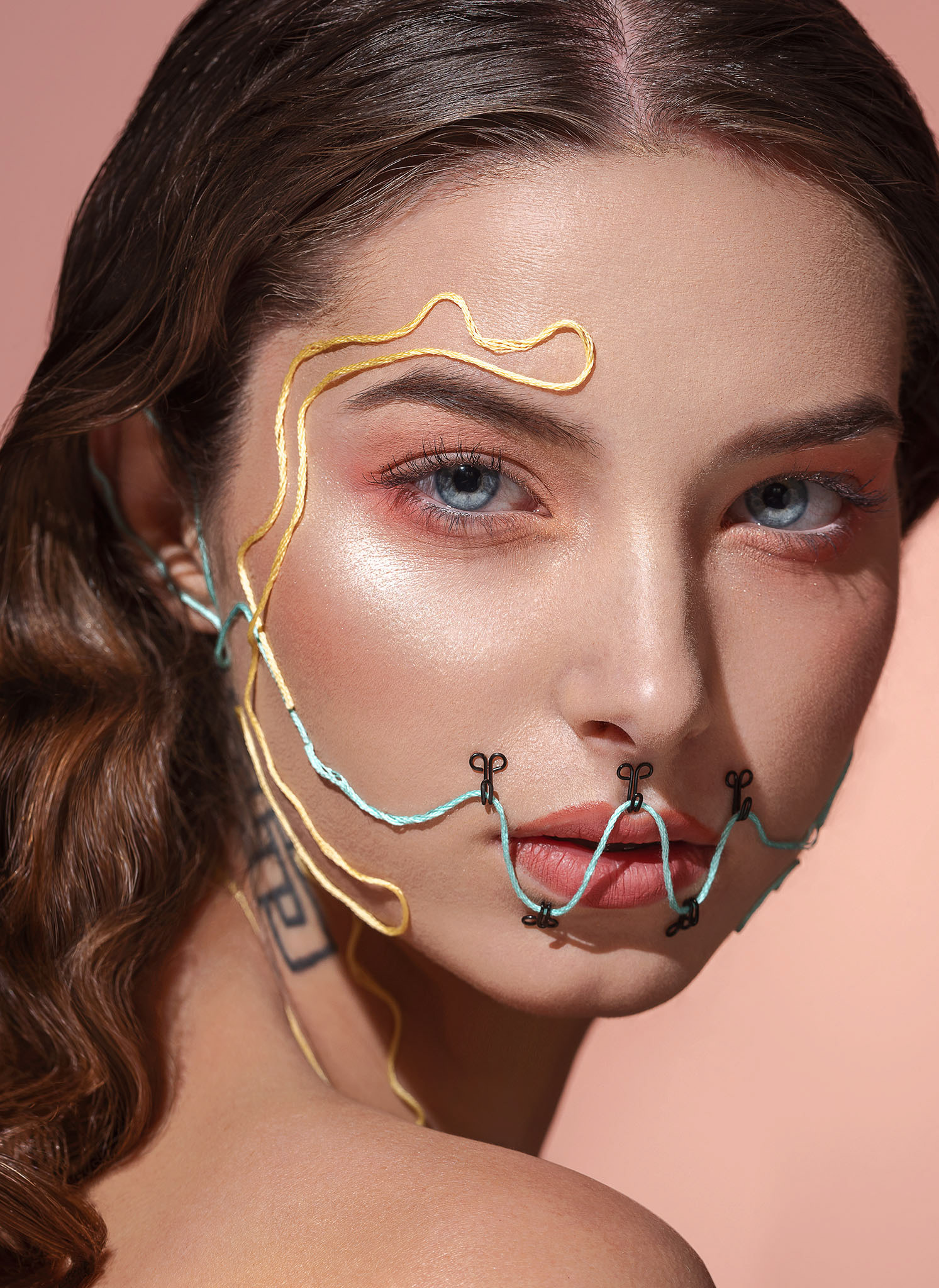 Pastel Entanglement | Model: Justyna Kozakowska @kozakowskaj, MUA: Sara Laska @saralaskamua