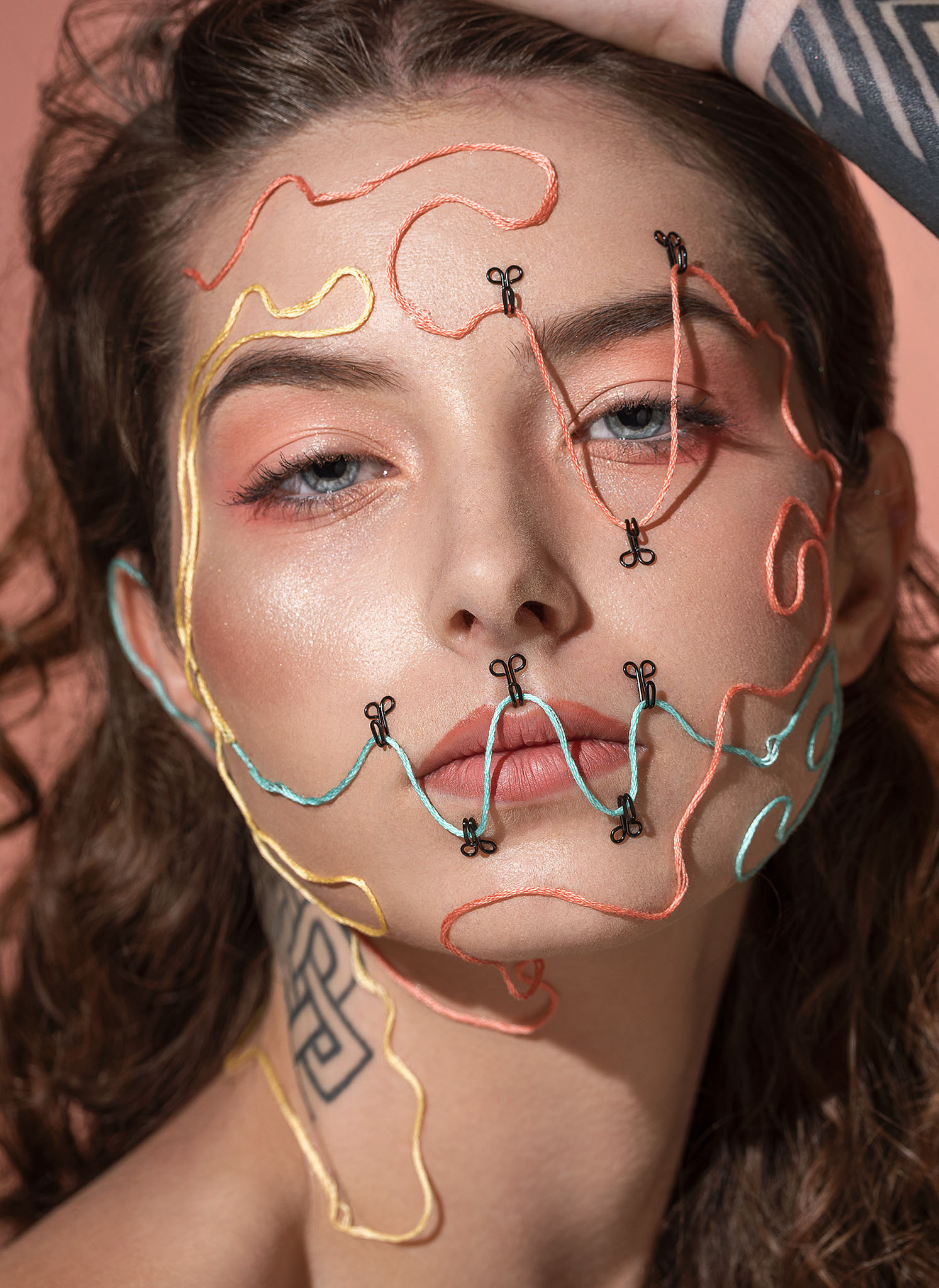 Pastel Entanglement | Model: Justyna Kozakowska @kozakowskaj, MUA: Sara Laska @saralaskamua