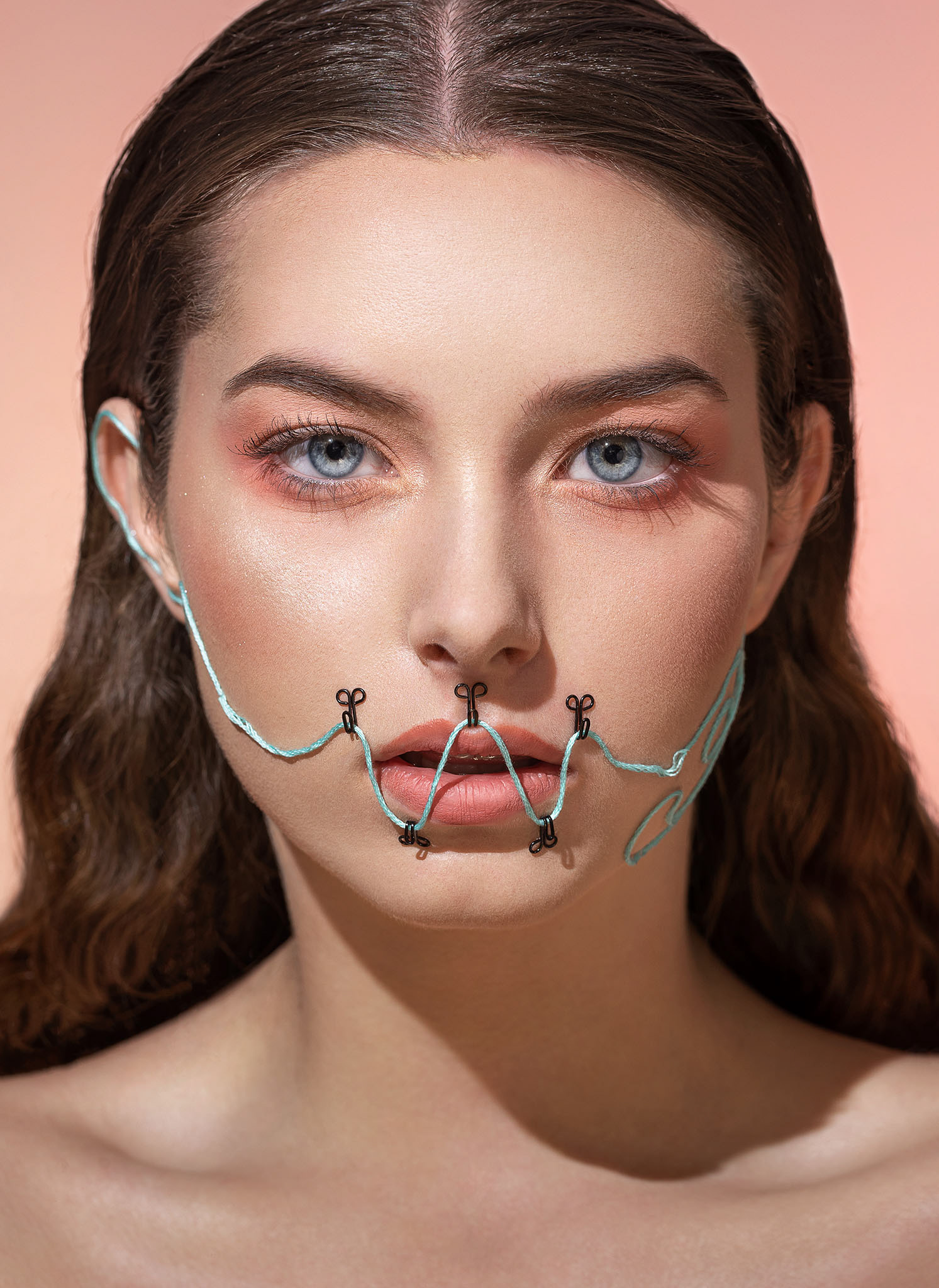 Pastel Entanglement | Model: Justyna Kozakowska @kozakowskaj, MUA: Sara Laska @saralaskamua