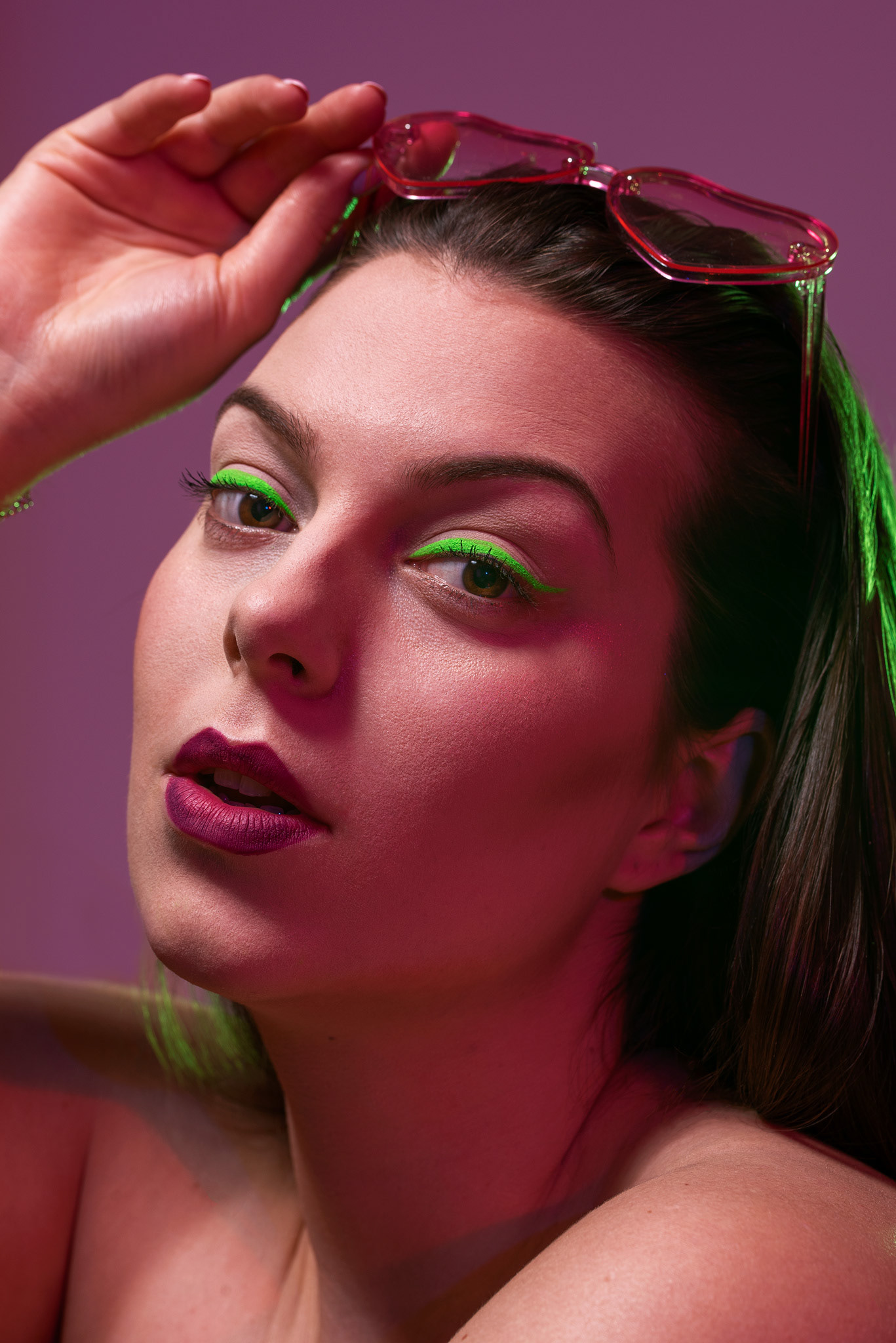 model: @justynaczajka.plussizemodel, MUA: @saralaskamua