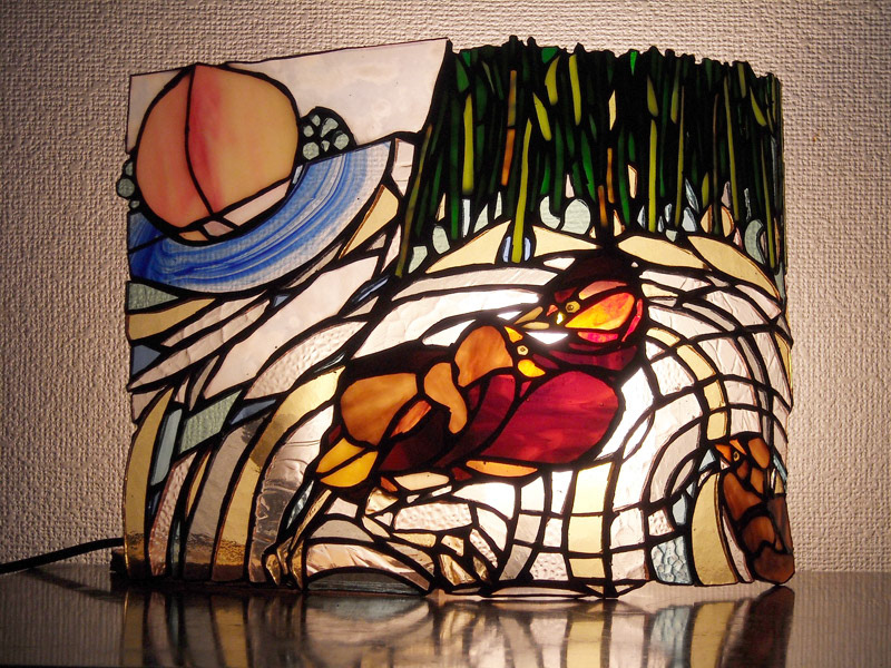 桃太郎 - momotaro - / 葦の原、かいつぶりの親子はお婆さんより先に見つけていました