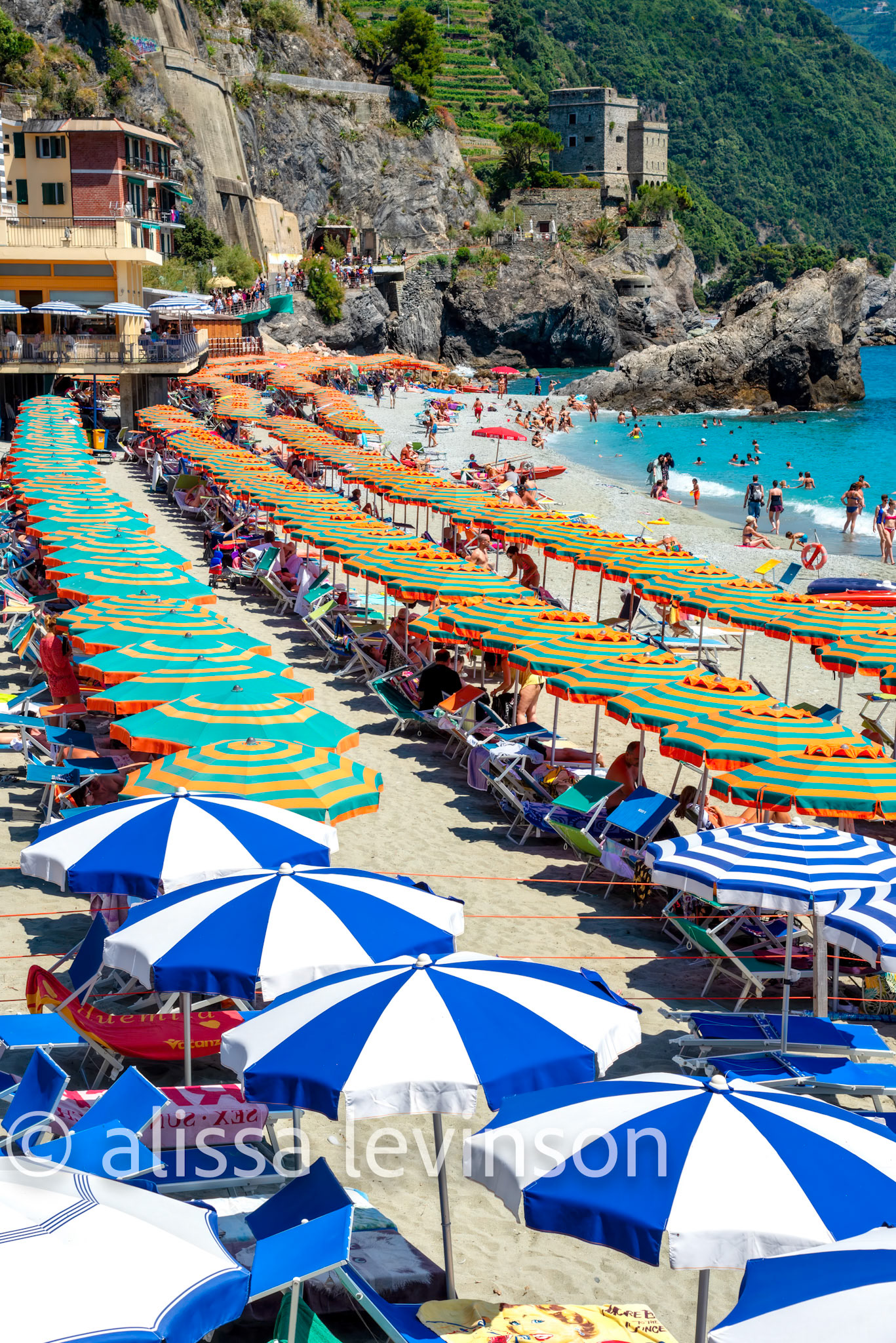 Umbrellas, Cinque Terre